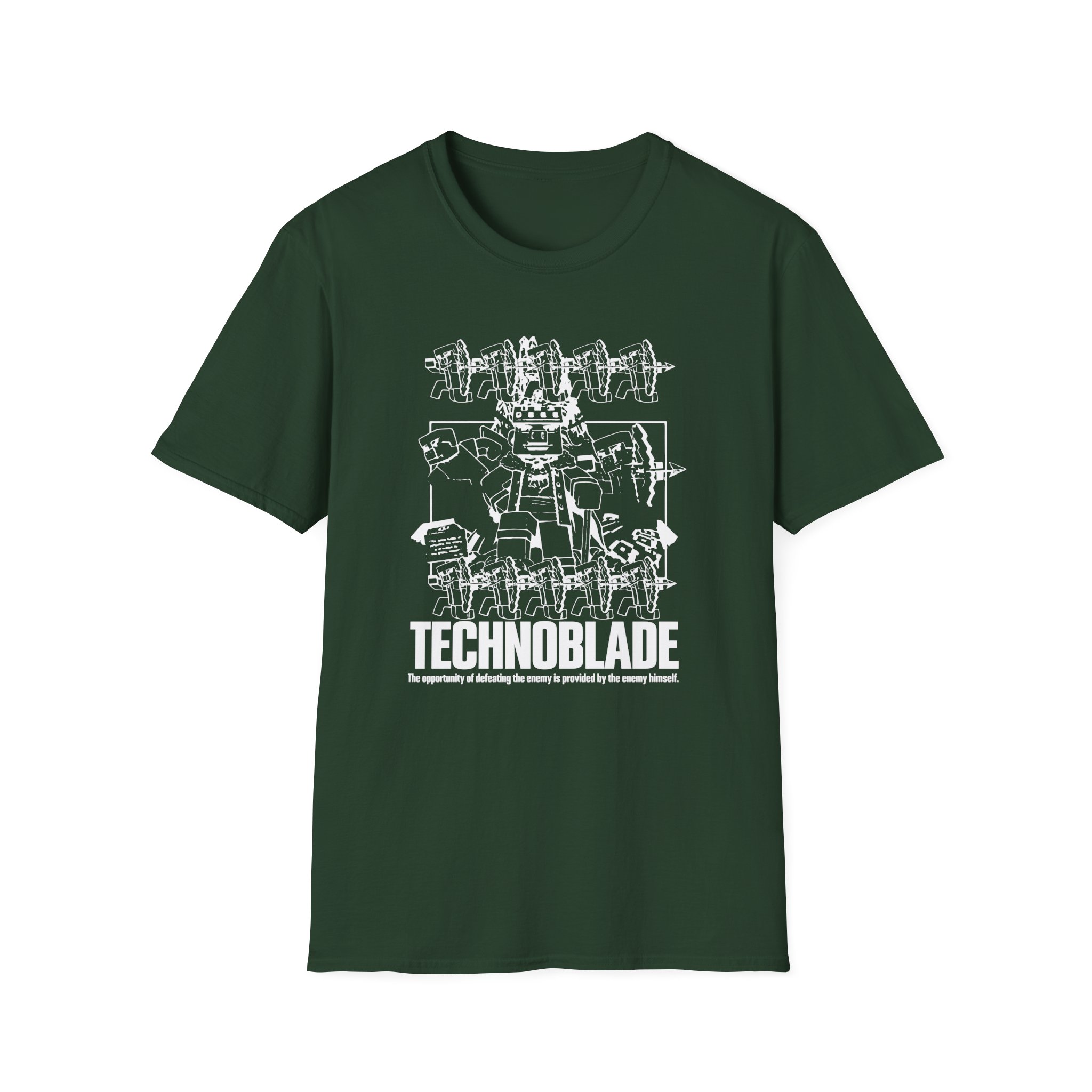 Technoblade Neeerds Unisex Softstyle T-Shirt