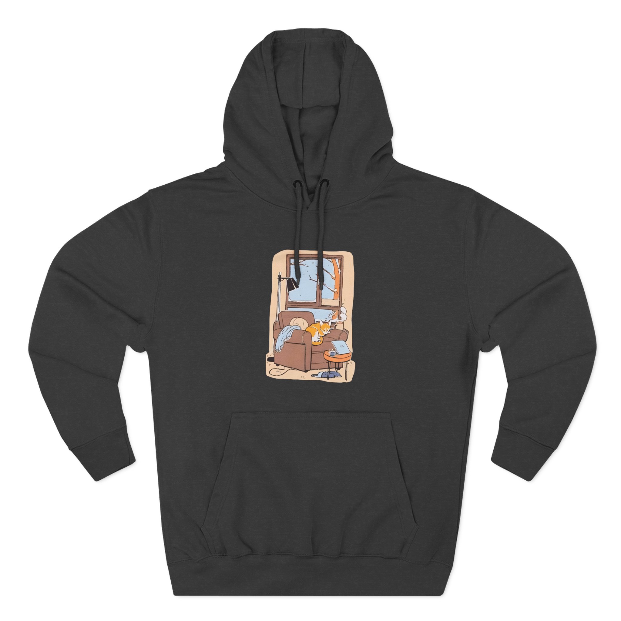 Dan and Phil Cozy Browsing Three-Panel Fleece Hoodie