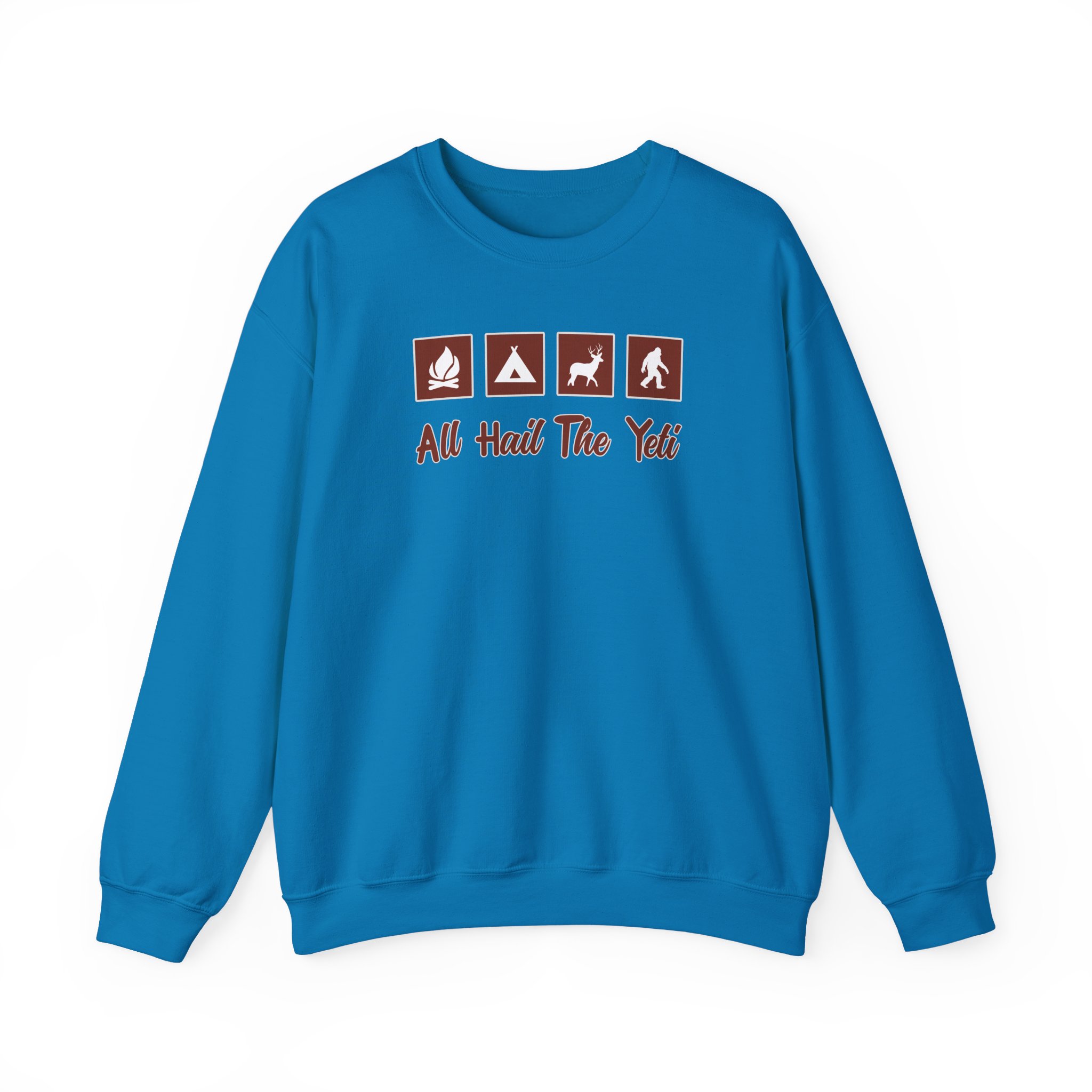 All Hail the Yeti Unisex Heavy Blendâ„¢ Crewneck Sweatshirt
