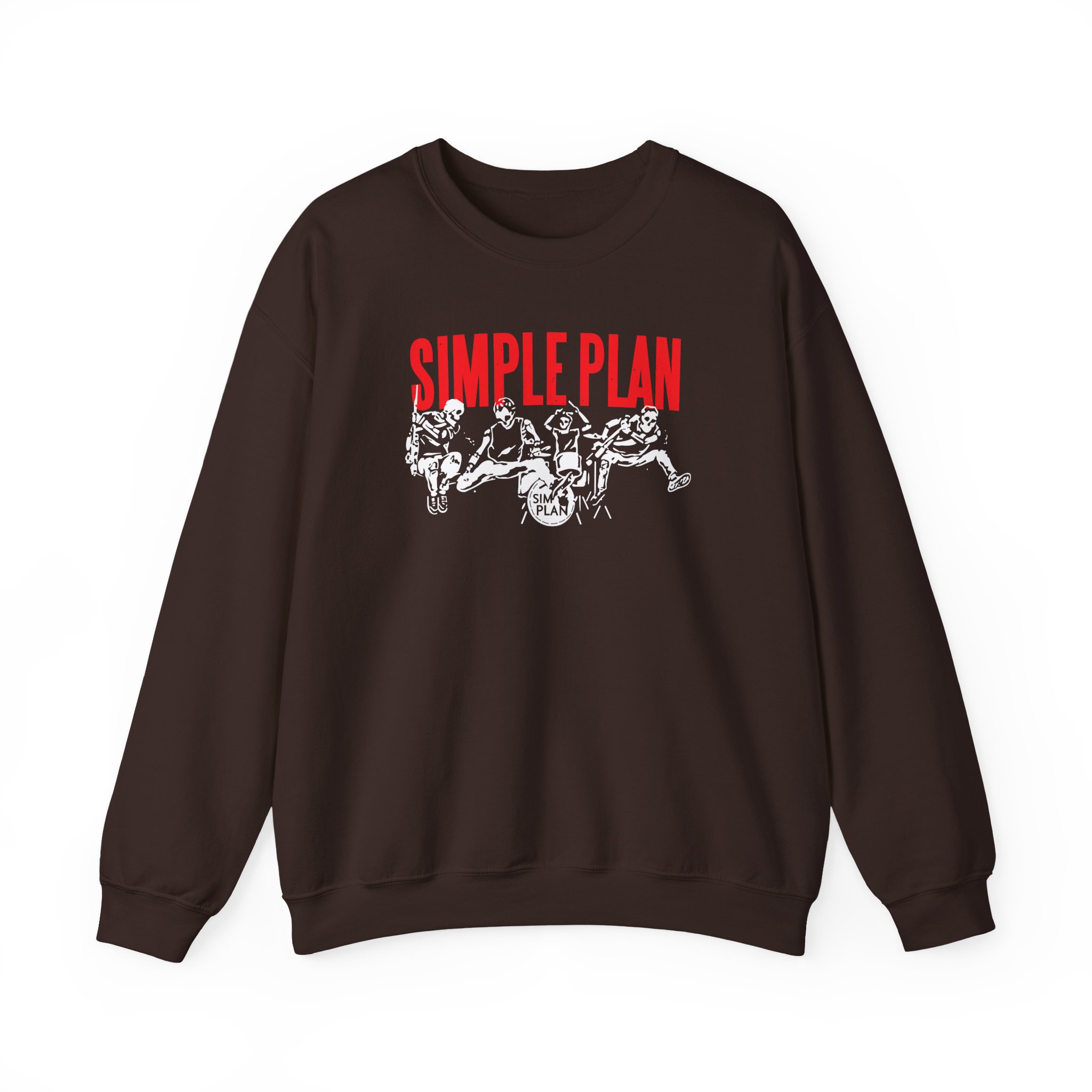 Simple Plan Live Skeleton Unisex Heavy Blendâ„¢ Crewneck Sweatshirt