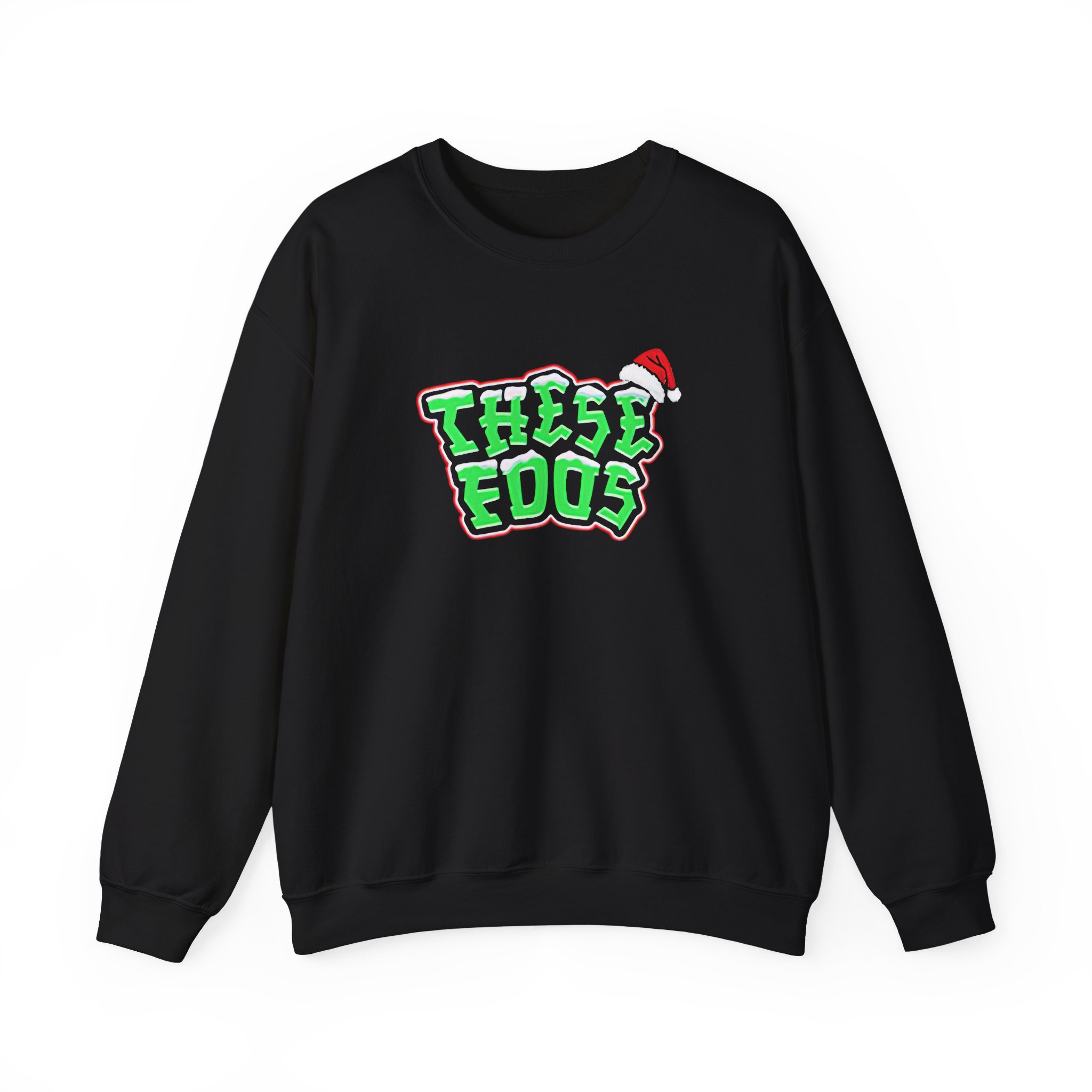 These Foos Lil Foo Santa Christmas Unisex Heavy Blendâ„¢ Crewneck Sweatshirt