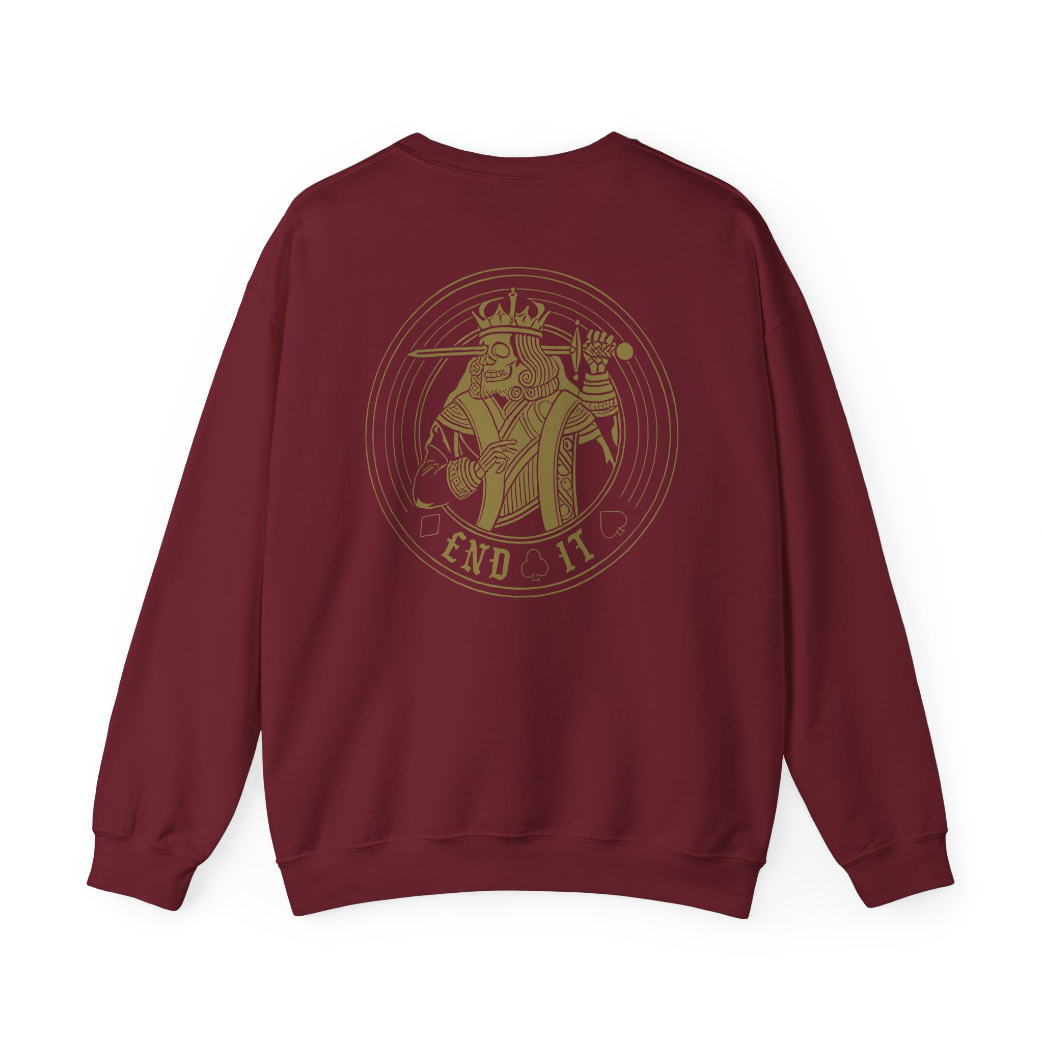 End It King Circle Unisex Heavy Blendâ„¢ Crewneck Sweatshirt
