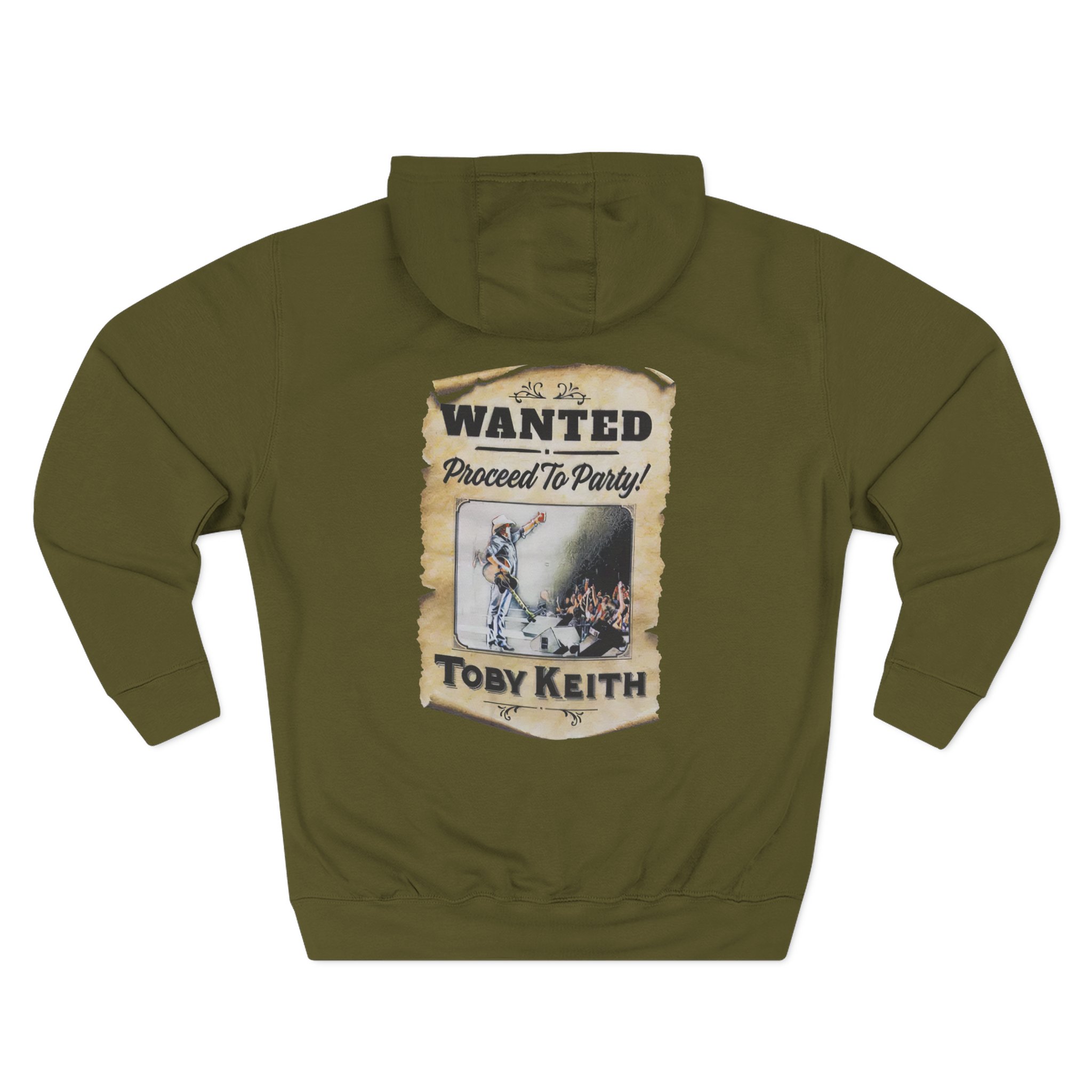 Toby Keith Proceed to Party Three-Panel Fleece Hoodie
