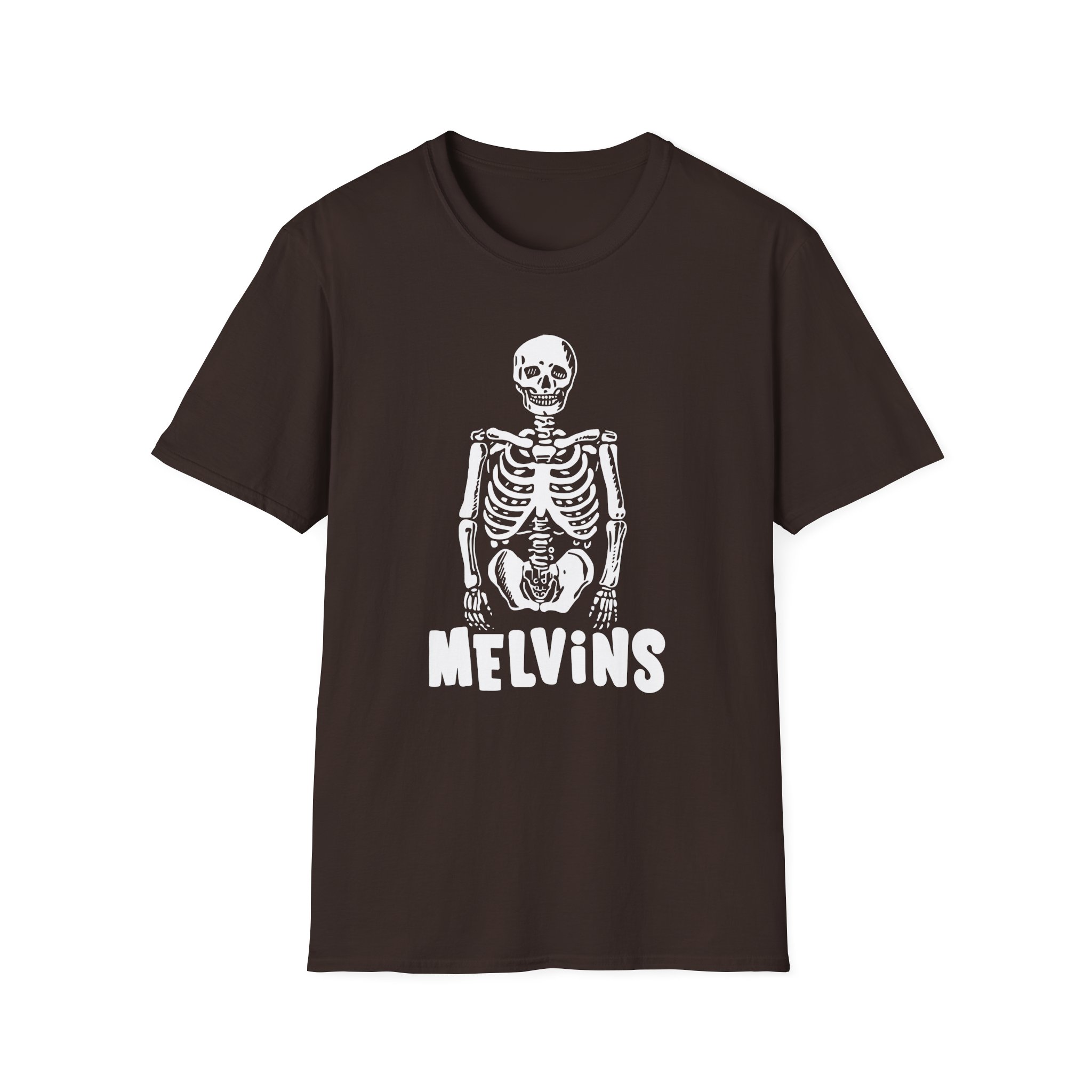 Melvins Skeleton Logo Unisex Softstyle T-Shirt