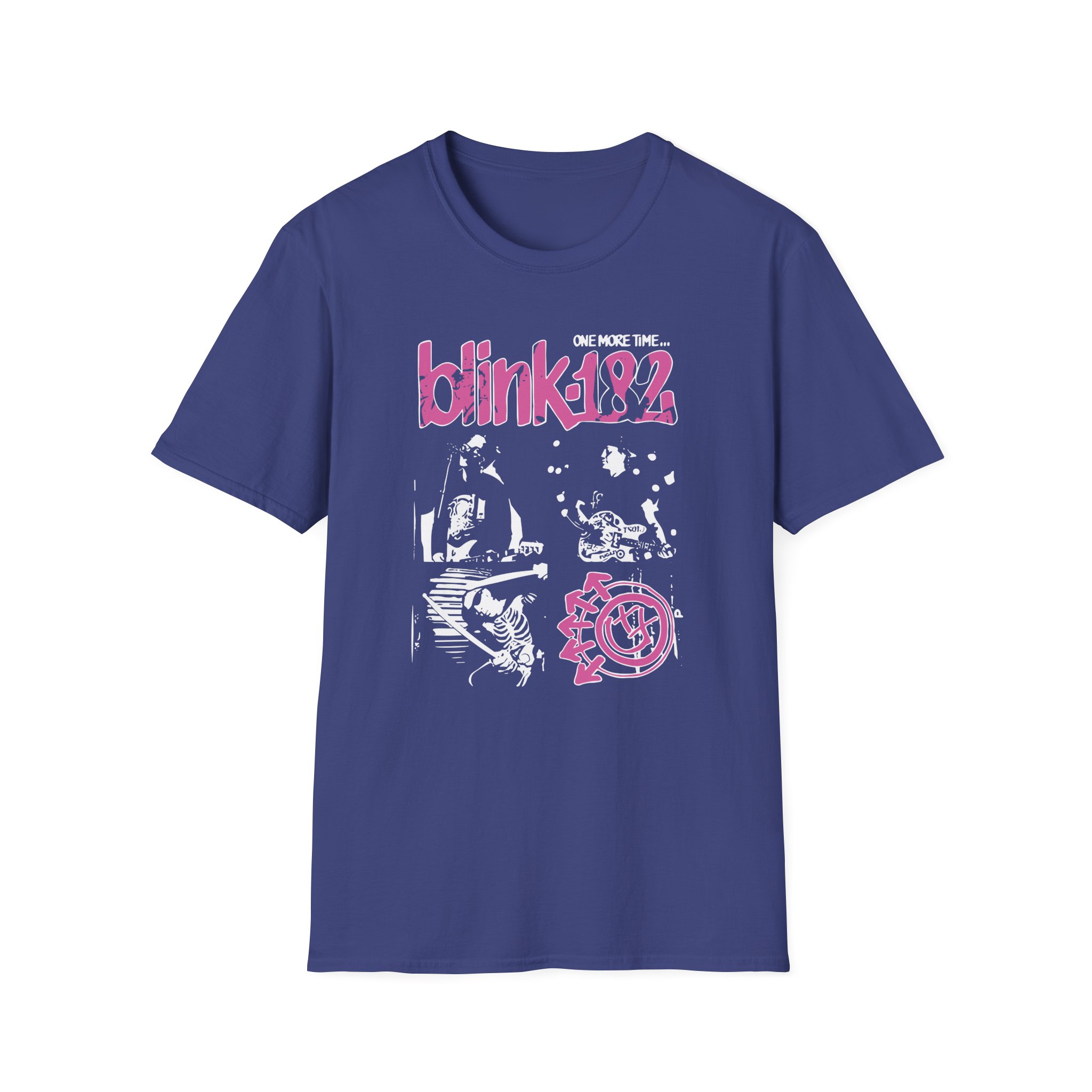 Blink 182 One More Time Photo Unisex Softstyle T-Shirt