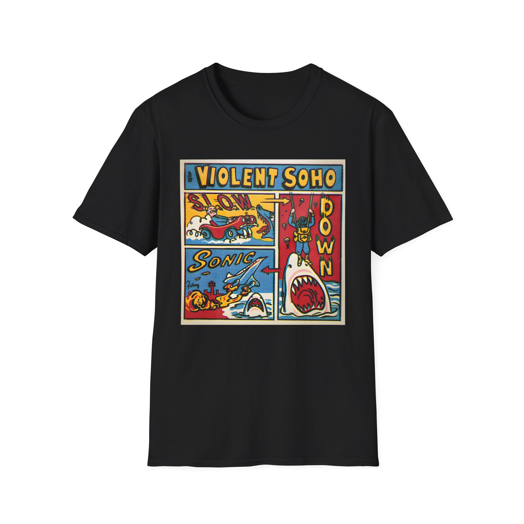 Violent Soho Slow Down Sonic Unisex Softstyle T-Shirt