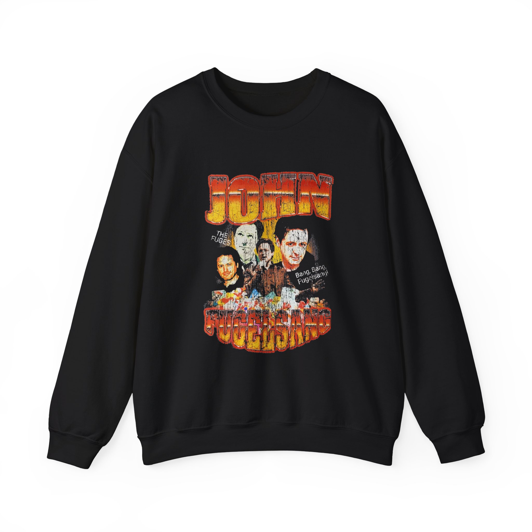 Fugees John Fugelsang From Sirius Xm the Bonfire Distressed Unisex Heavy Blendâ„¢ Crewneck Sweatshirt