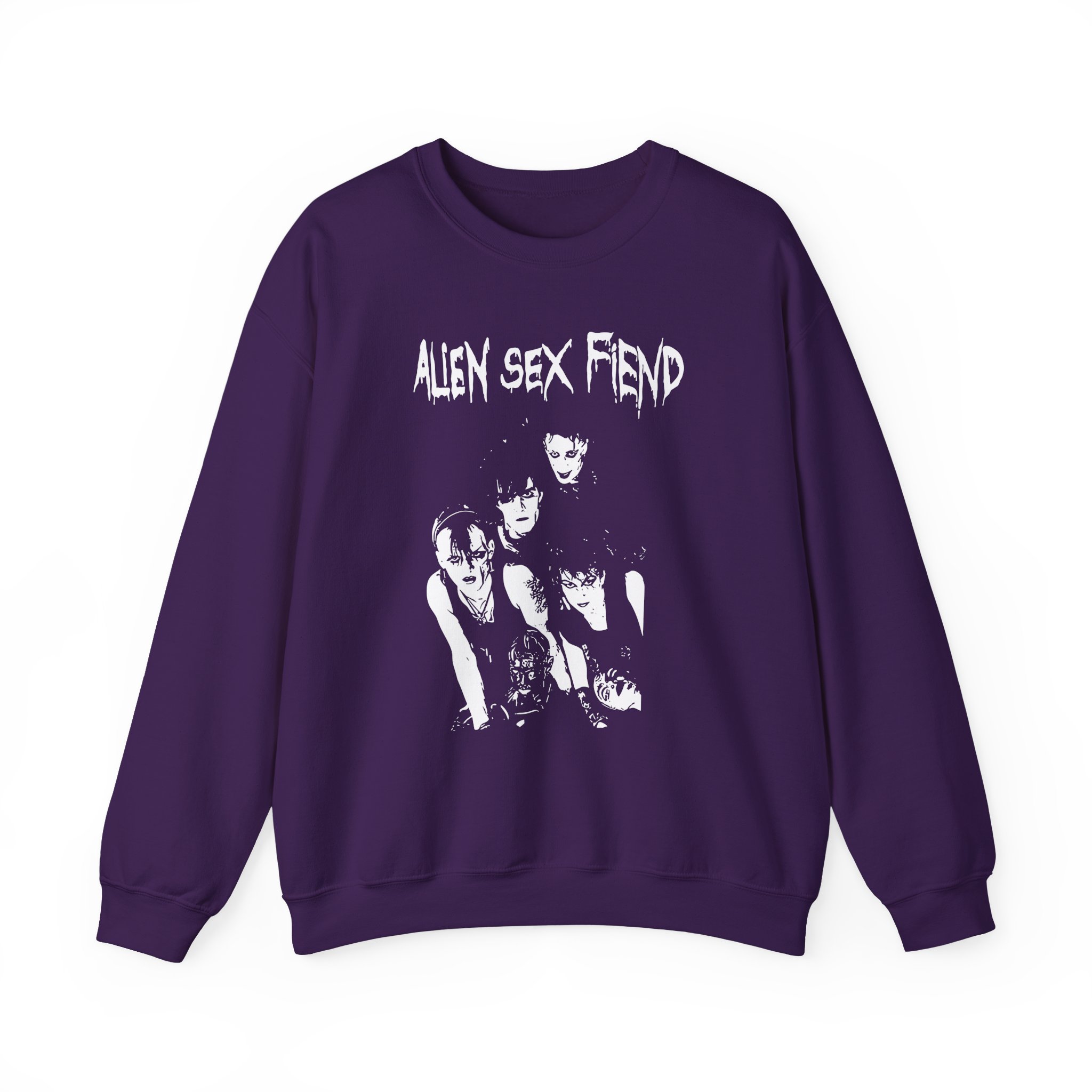 Alien Sex Fiend Band Photo Unisex Heavy Blendâ„¢ Crewneck Sweatshirt