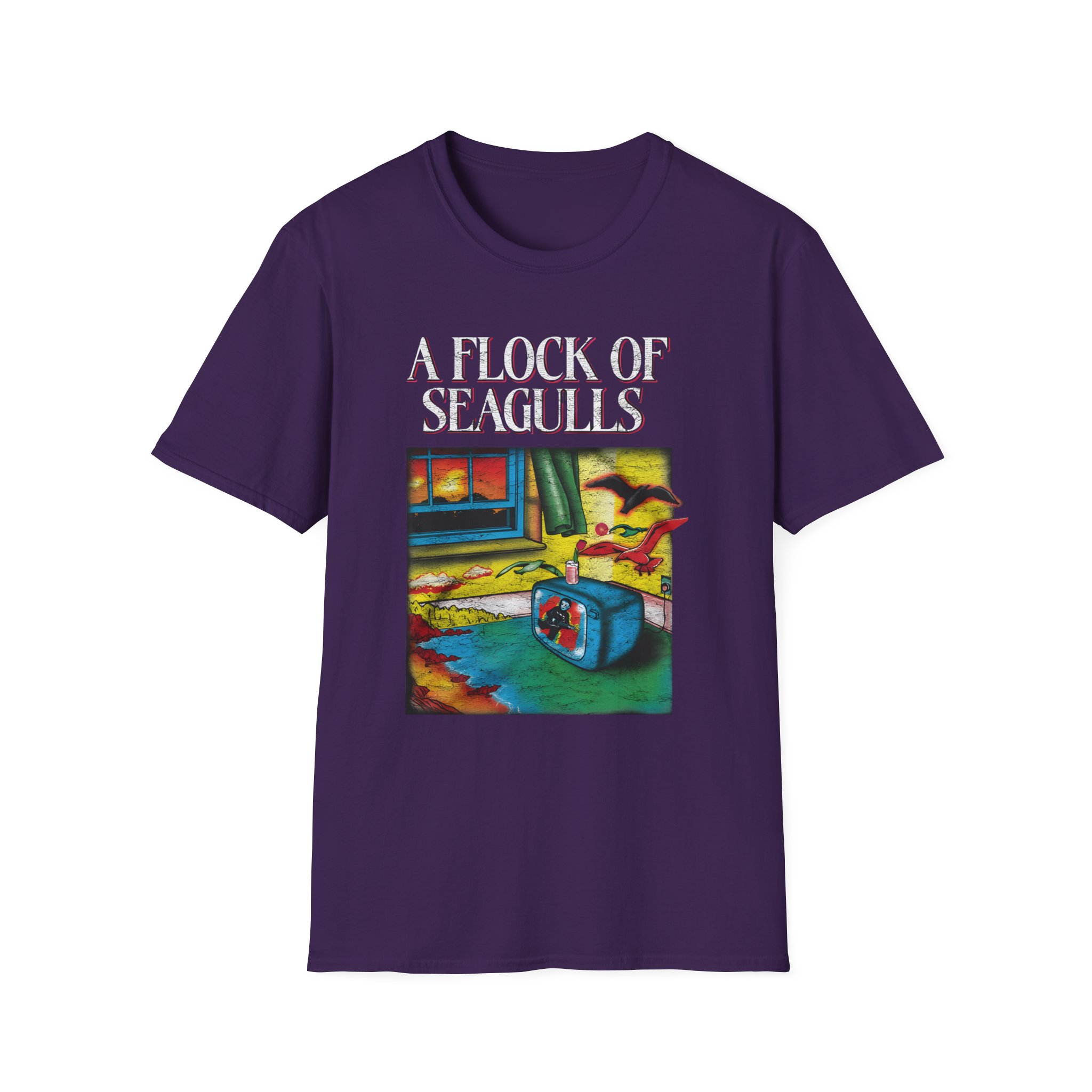 A Flock of Seagulls I Ran Tour Unisex Softstyle T-Shirt