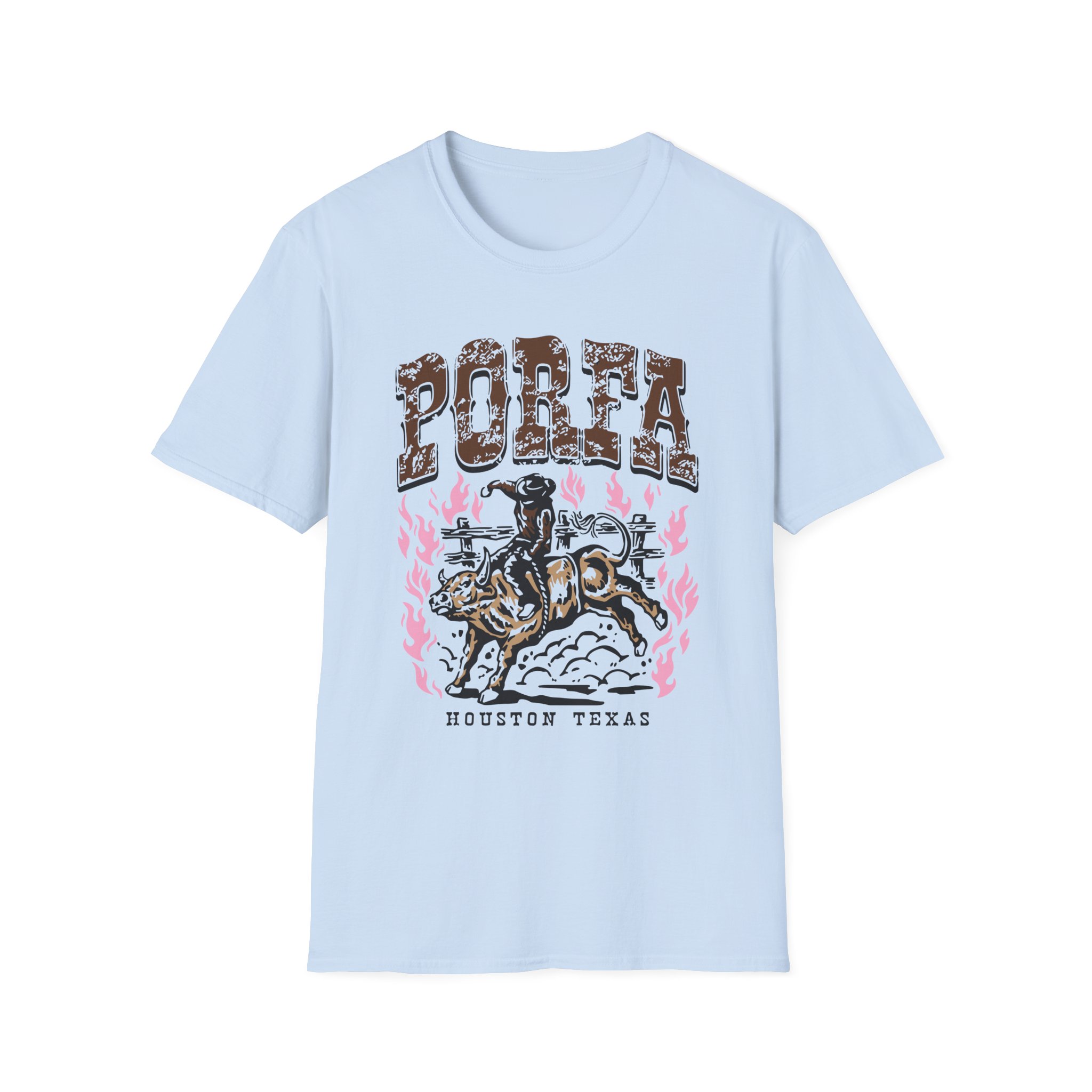 Porfa Houston Texas Unisex Softstyle T-Shirt