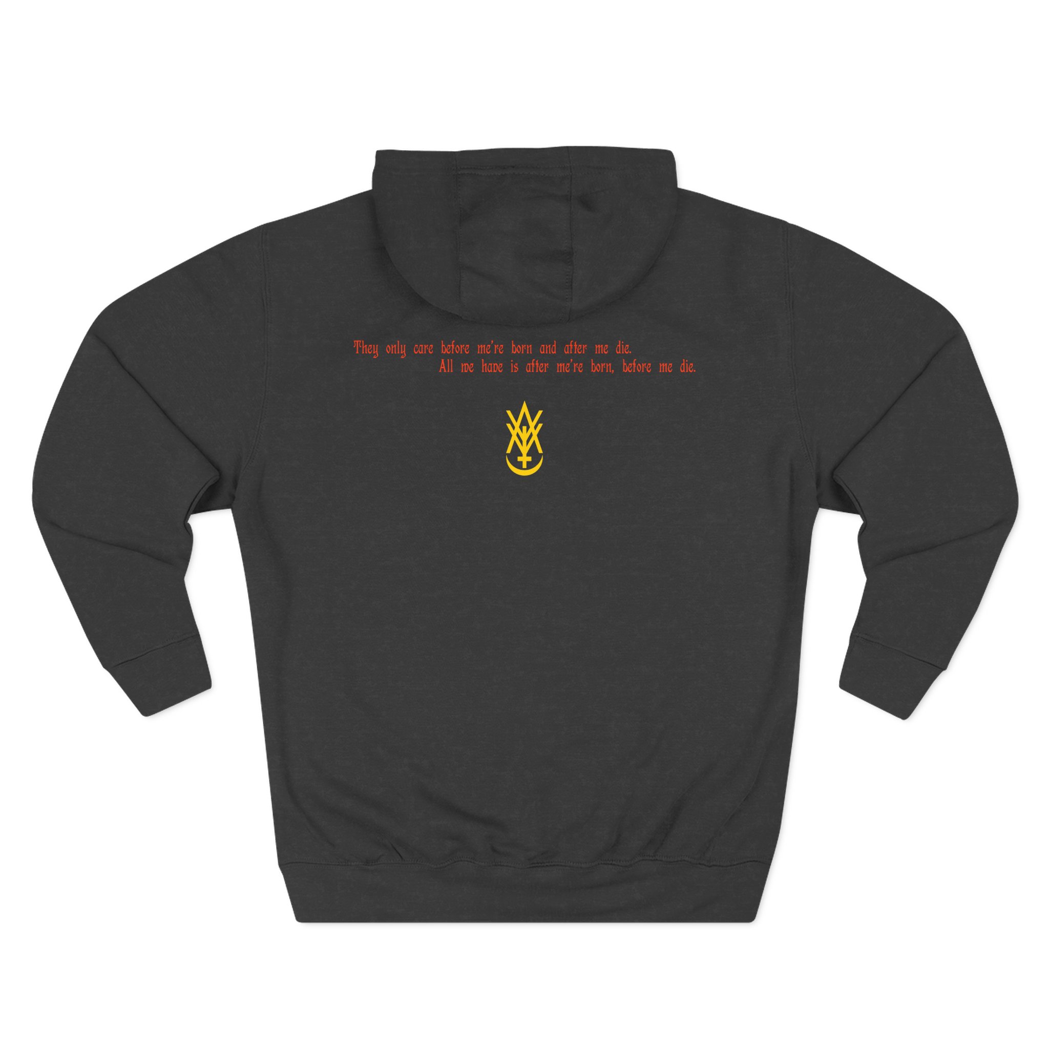 Amigo the Devil Born Against Three-Panel Fleece Hoodie