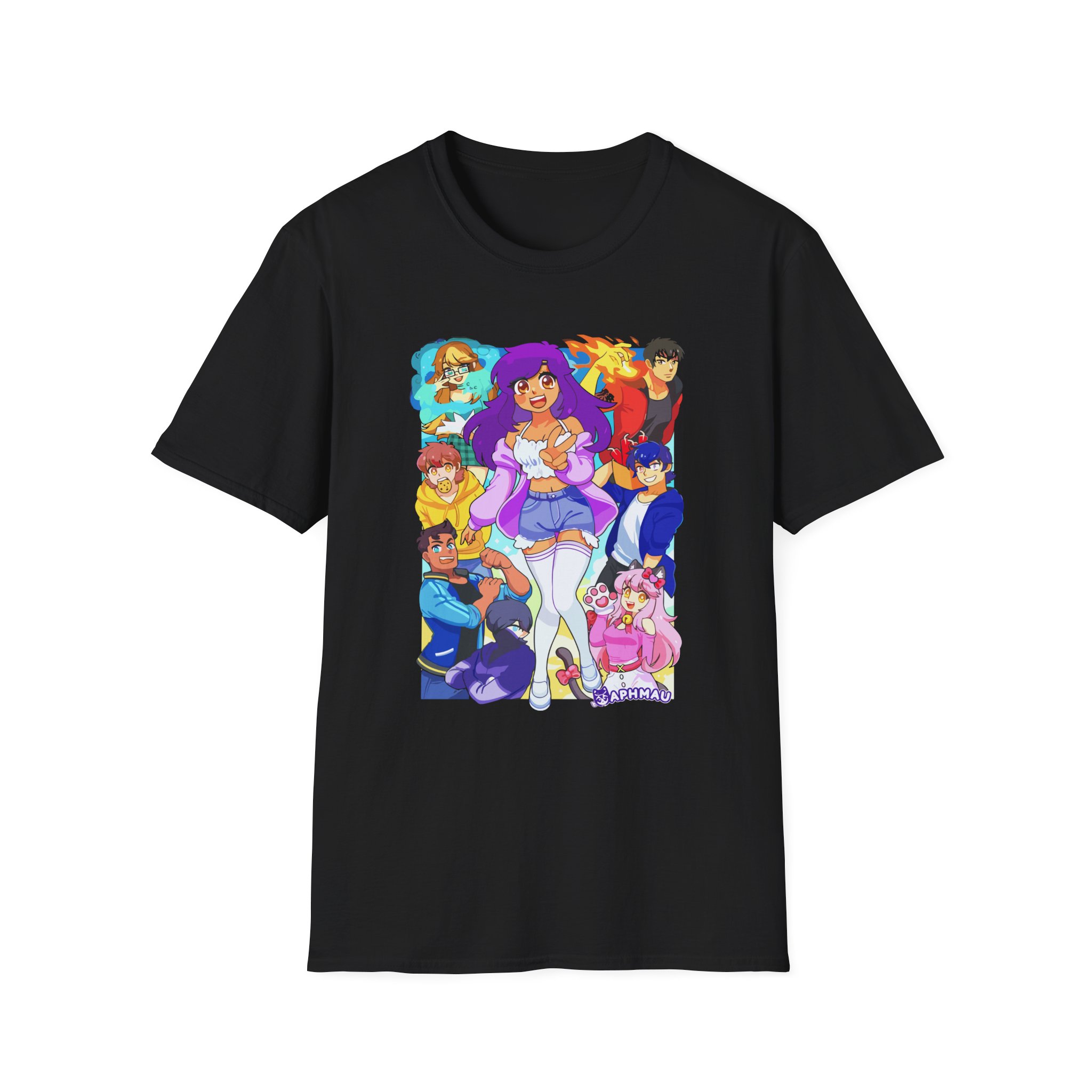 Aphmau & Friends Unisex Softstyle T-Shirt