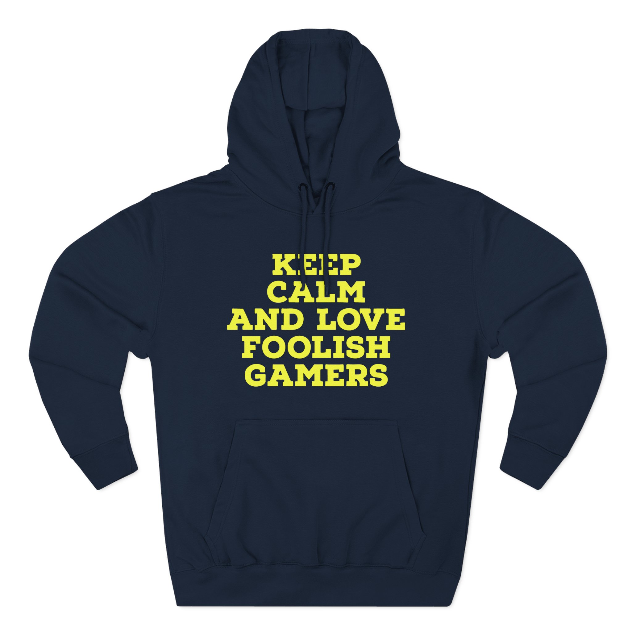 Foolish Gamers Three-Panel Fleece Hoodie