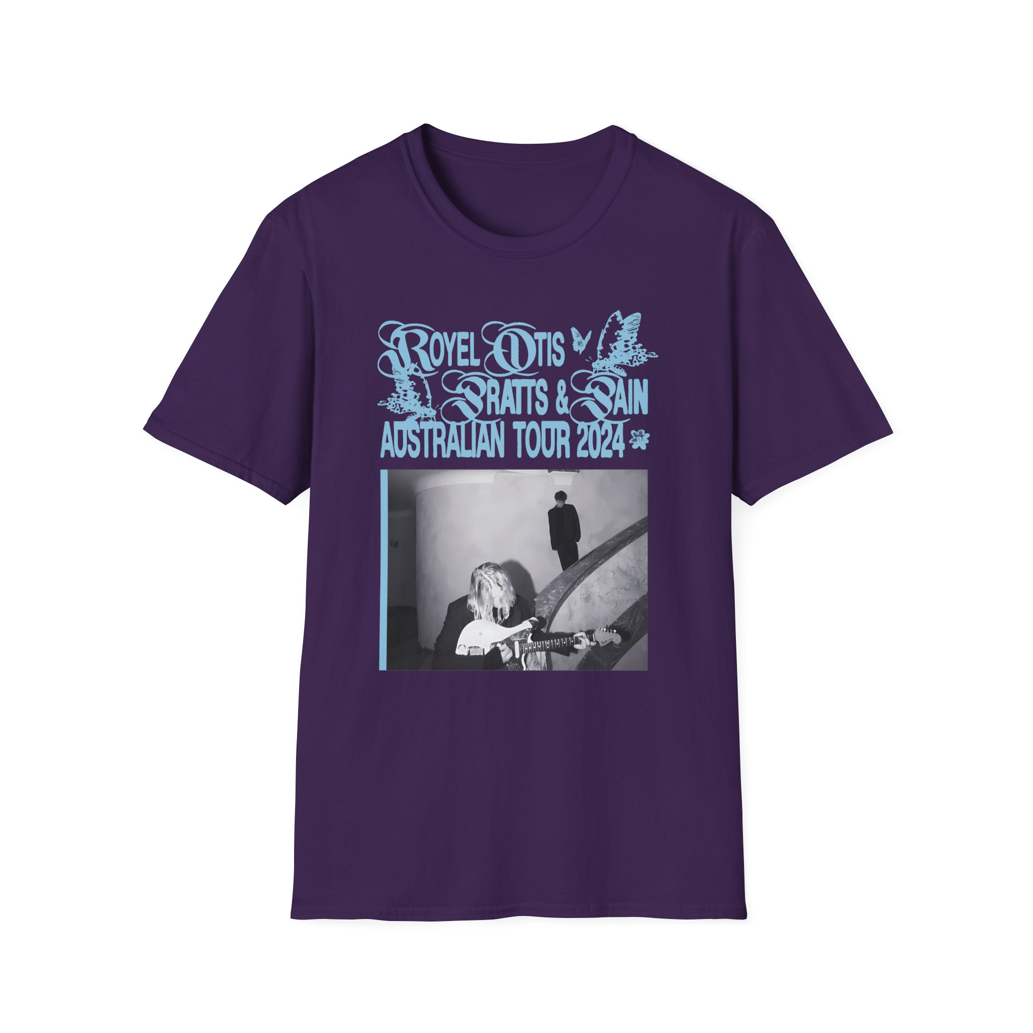 Royel Otis Band Pratts and Pain Australian Tour 2024 Unisex Softstyle T-Shirt