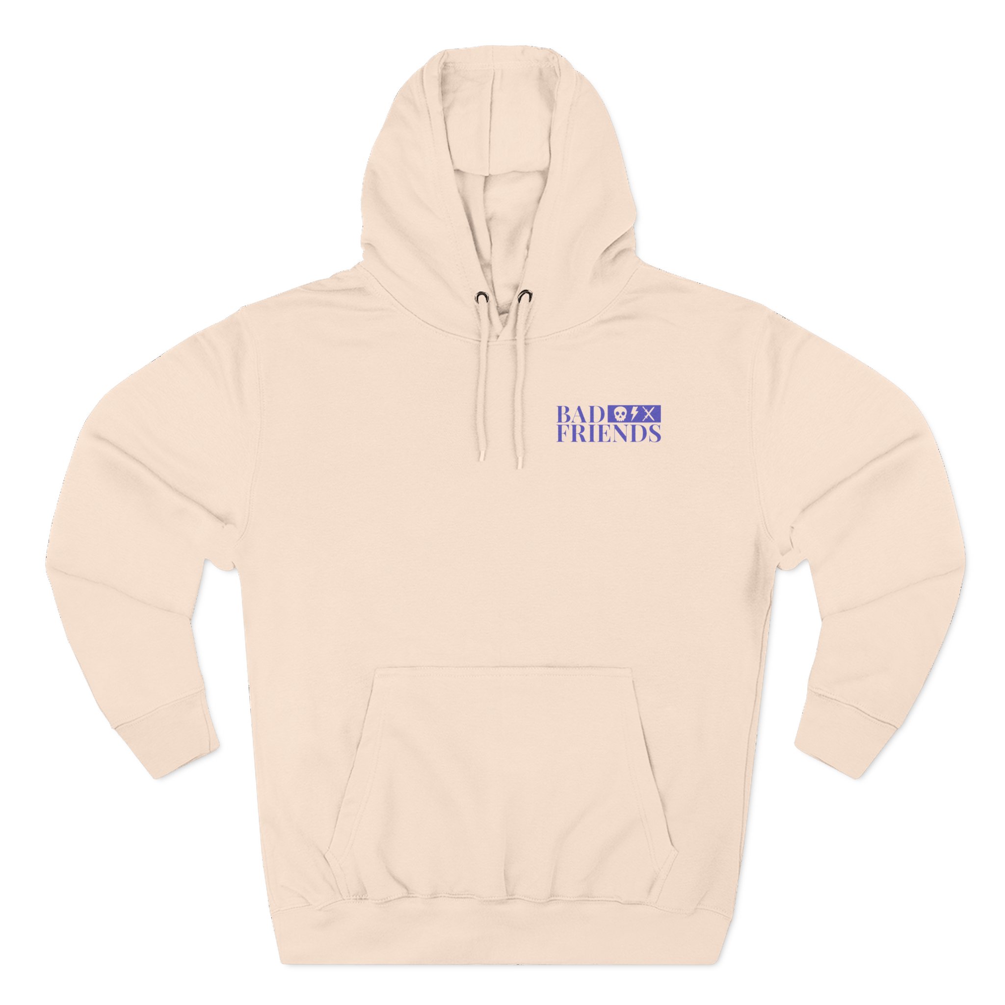 Bad Friends Rudy and Her Knives Lavender Three-Panel Fleece Hoodie
