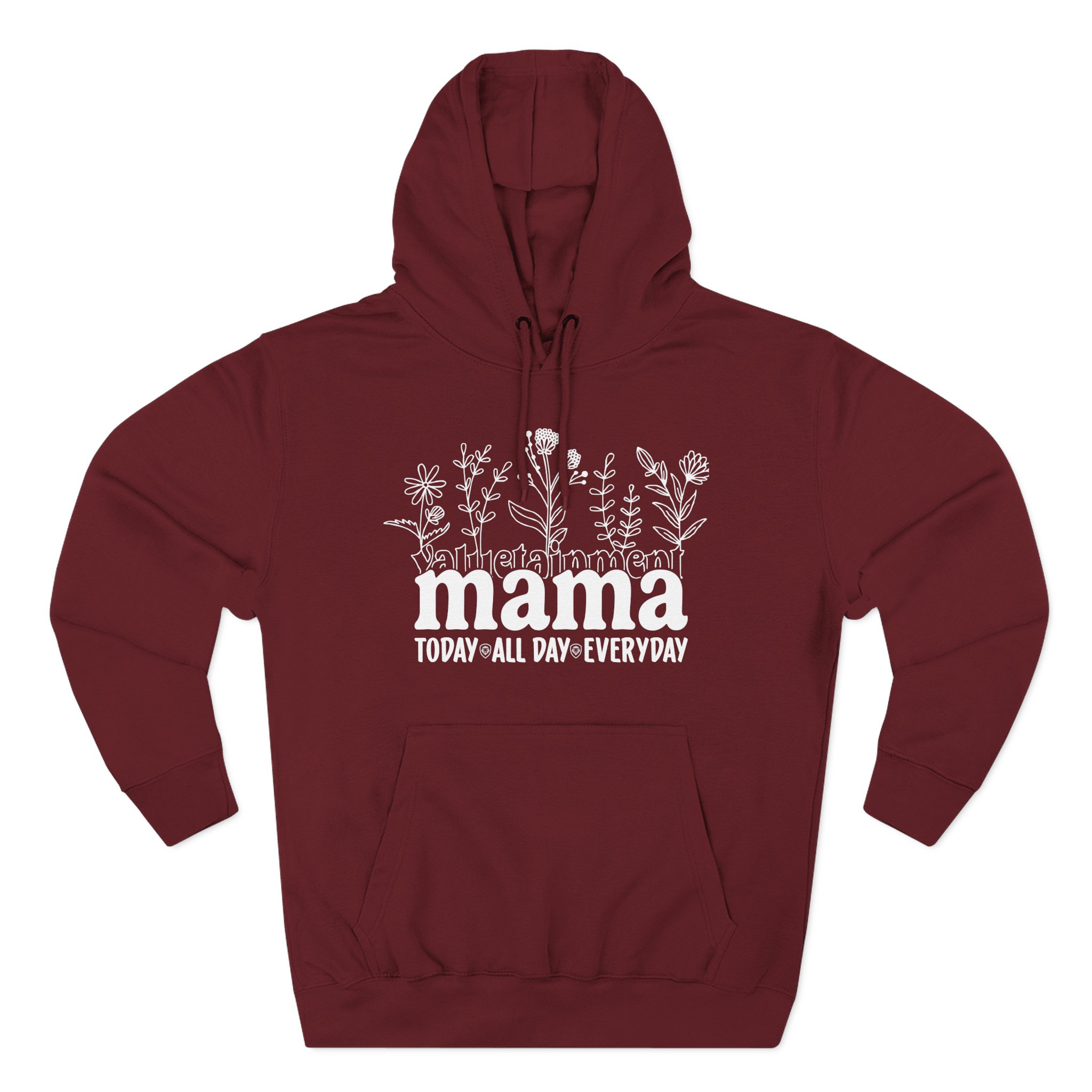Valuetainment Future Looks Bright Lilac Everyday Vt Mama Three-Panel Fleece Hoodie