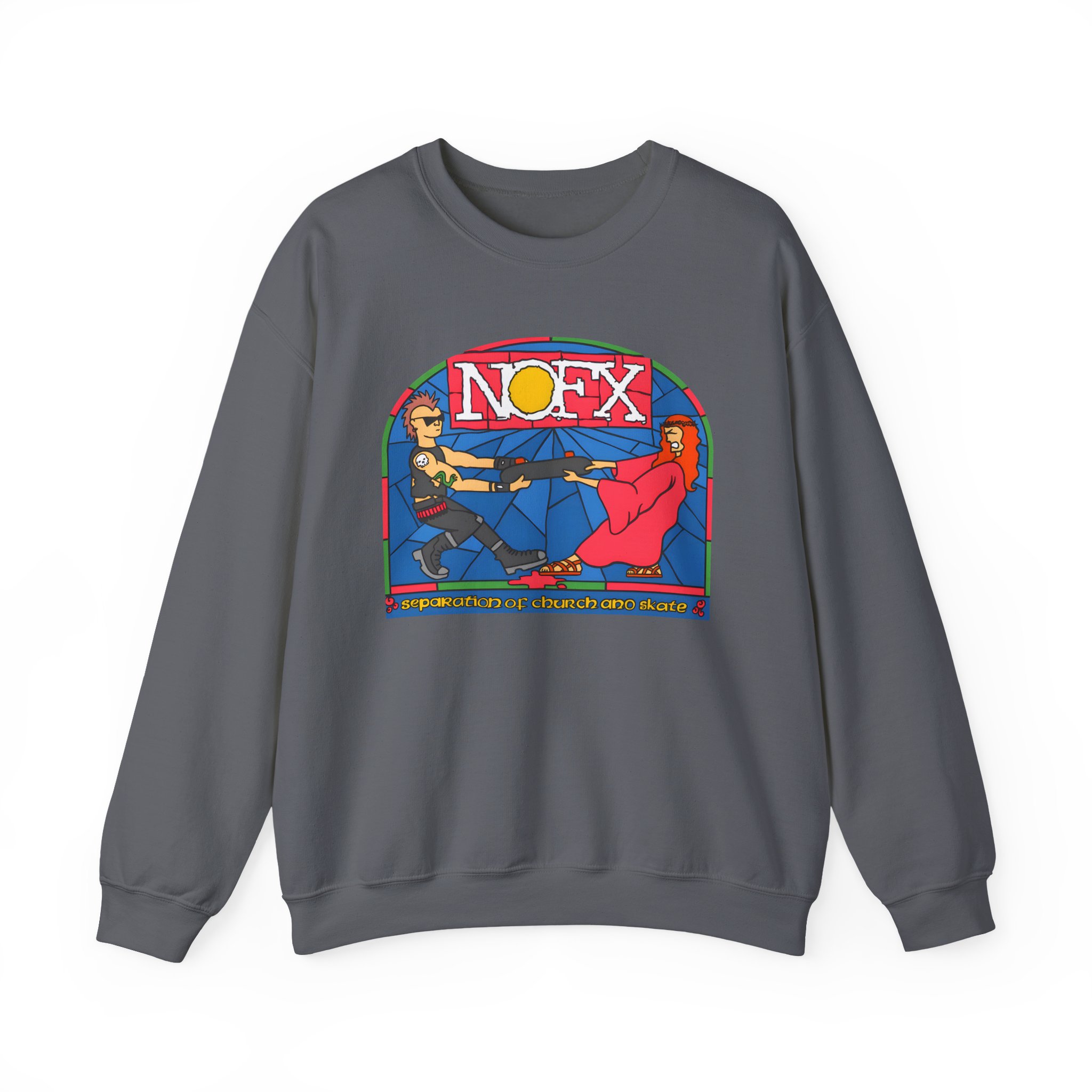 Nofx Seperation Unisex Heavy Blendâ„¢ Crewneck Sweatshirt
