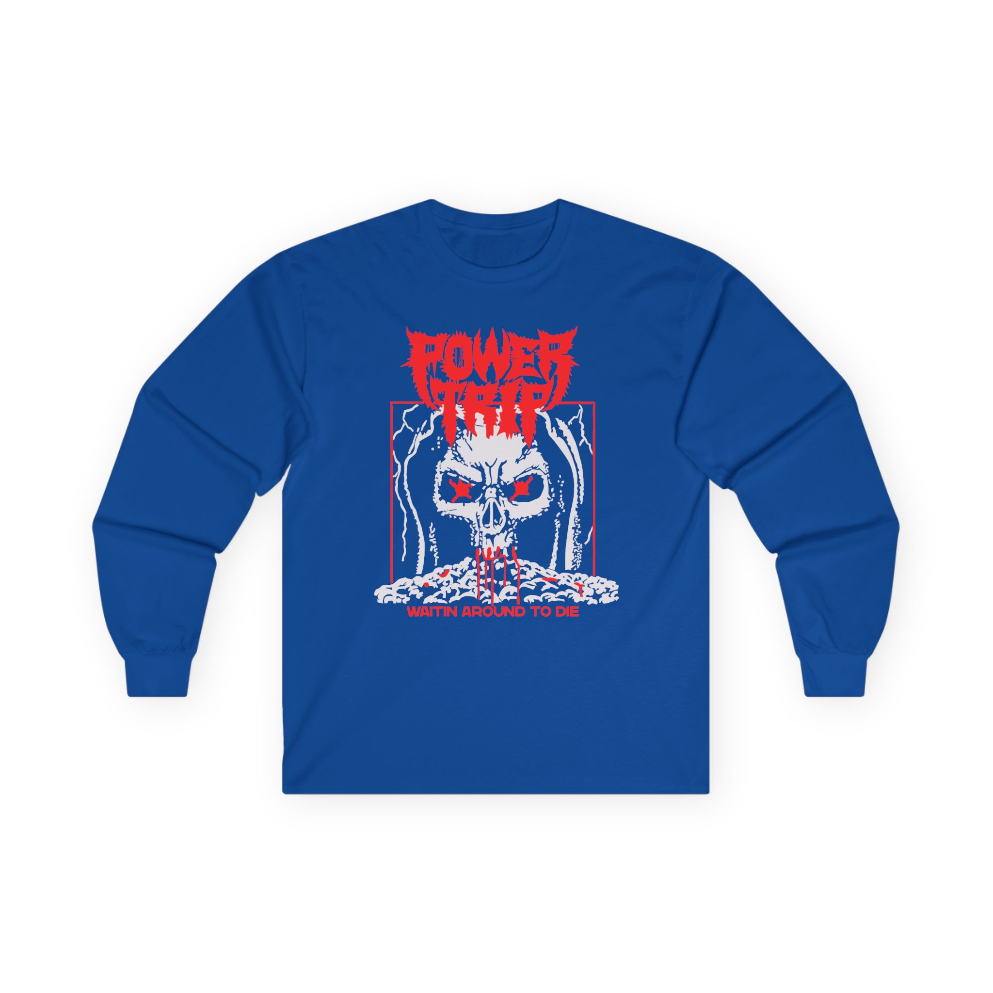 Power Trip Waiting Unisex Ultra Cotton Long Sleeve Tee