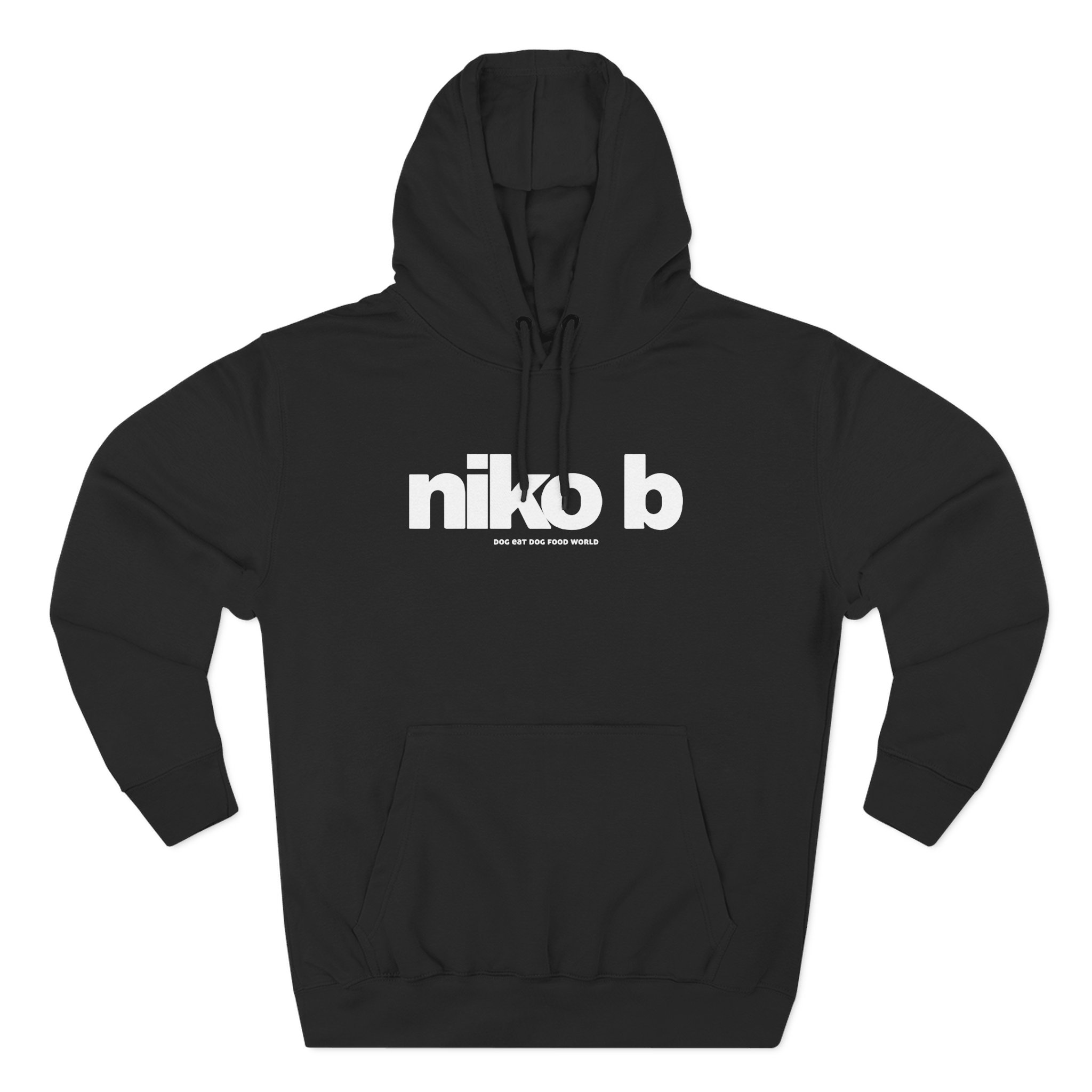 Niko B Dog Eat Dog Food World Three-panel Fleece Hoodie