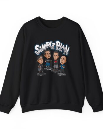 Simple Plan Bobblehead Unisex Heavy Blend™ Crewneck Sweatshirt