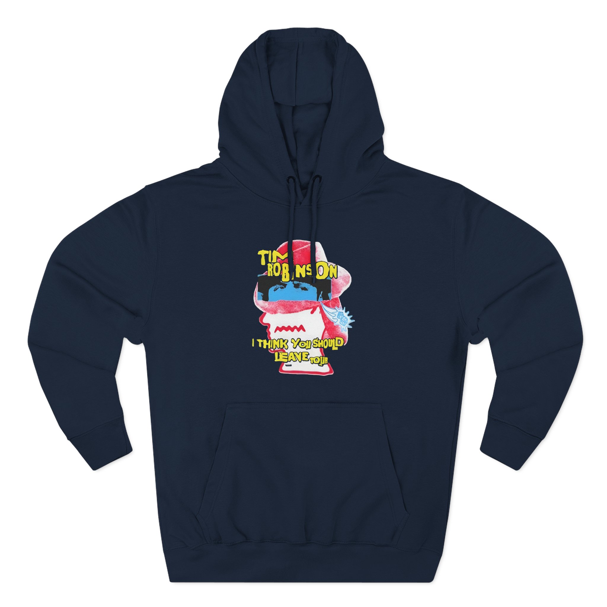 I Think You Should Leave Fedora Three-Panel Fleece Hoodie