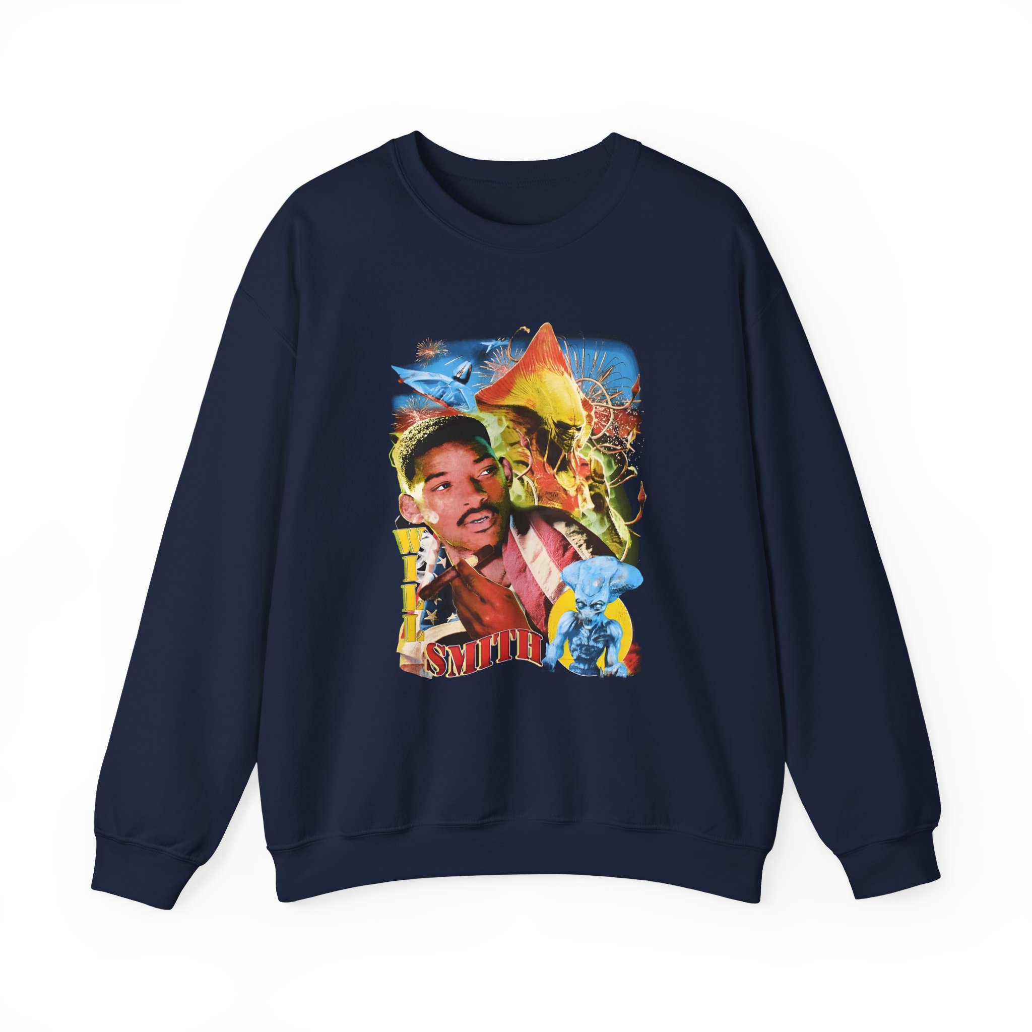 Backstock Co Will Smith Independence Day Unisex Heavy Blendâ„¢ Crewneck Sweatshirt