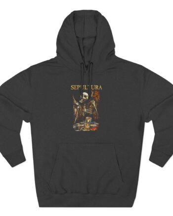 Sepultura Hourglass Three-Panel Fleece Hoodie
