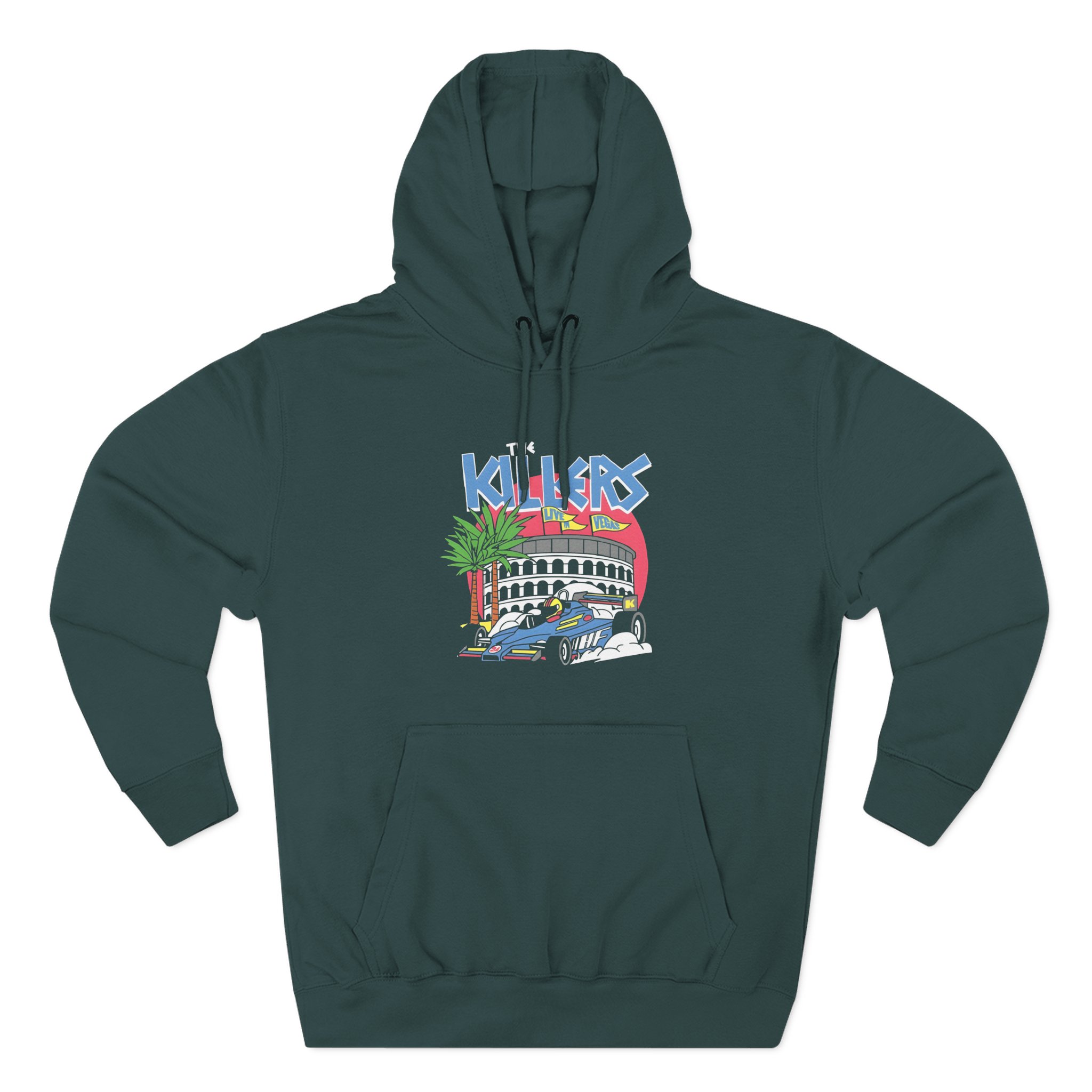 TK Hot Fuss Race Car Three-Panel Fleece Hoodie