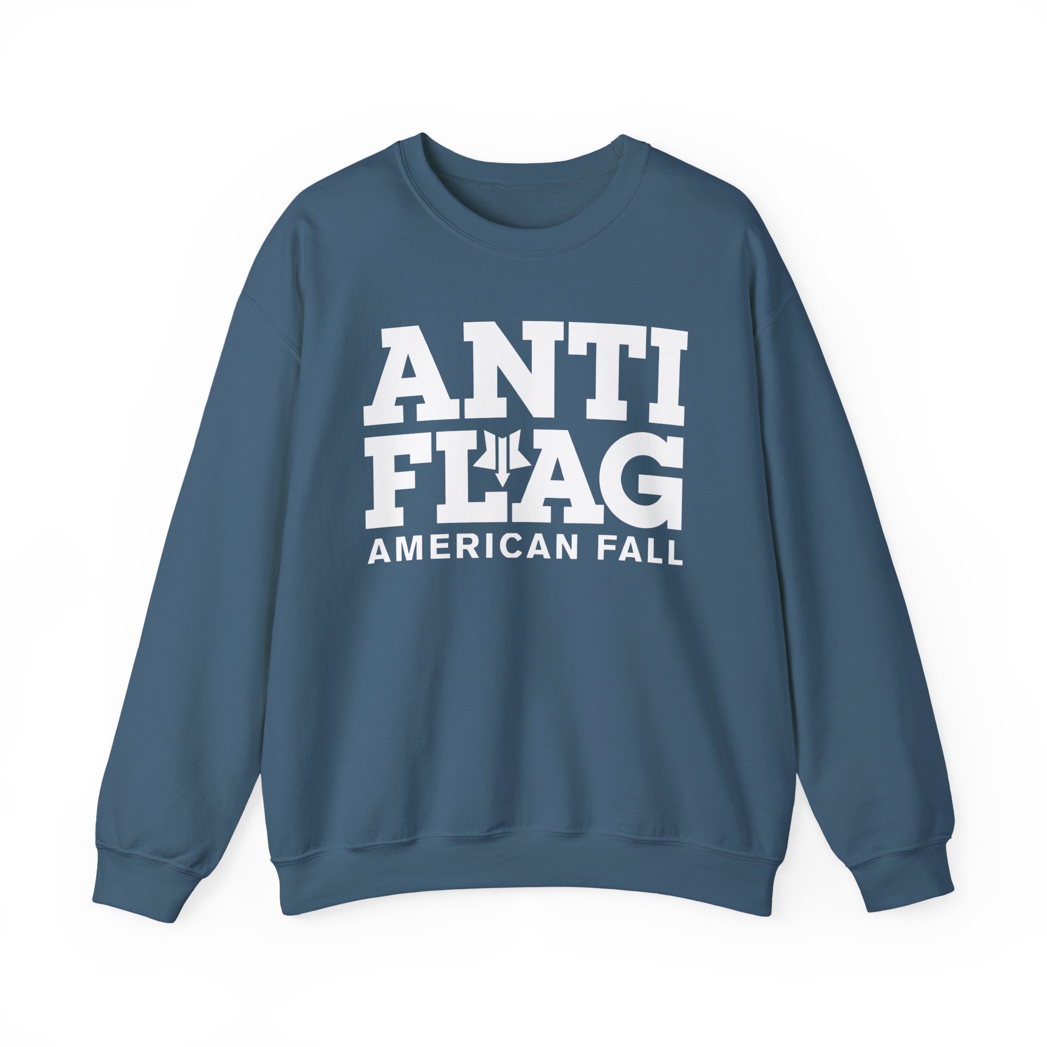 Anti Flag American Fall Unisex Heavy Blendâ„¢ Crewneck Sweatshirt