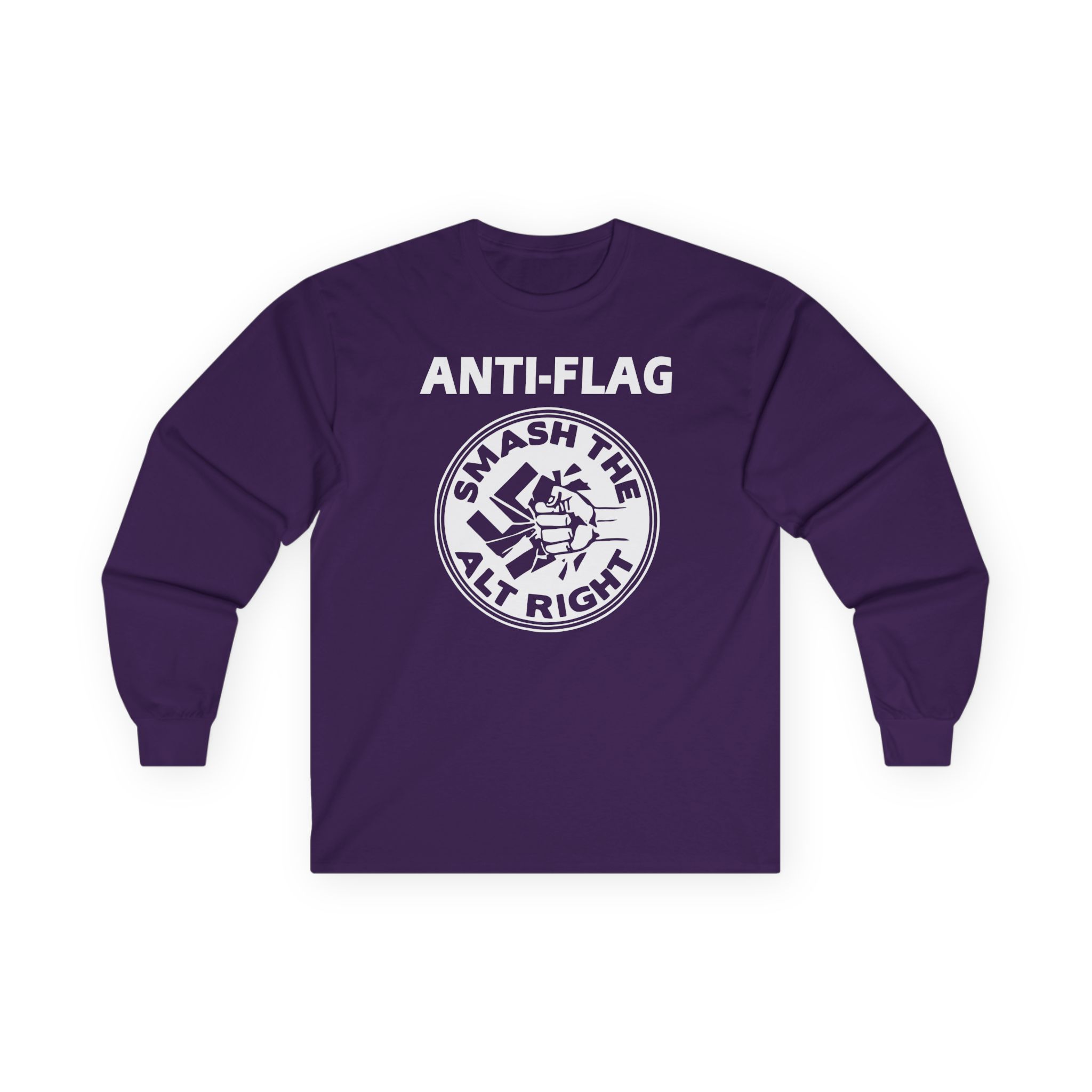 Anti Flag Smash the Alt Right Unisex Ultra Cotton Long Sleeve Tee