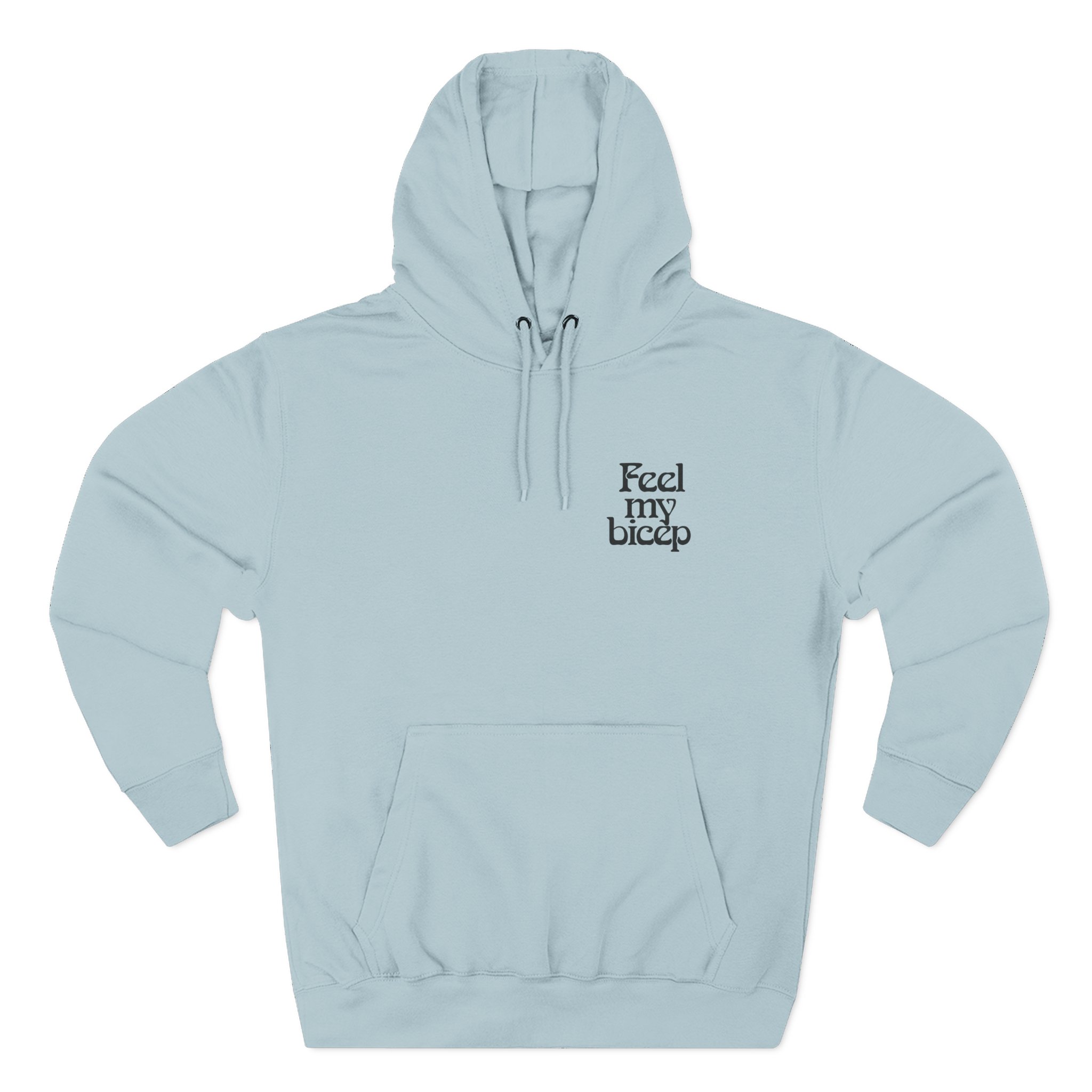Bicep Feel My Three-Panel Fleece Hoodie