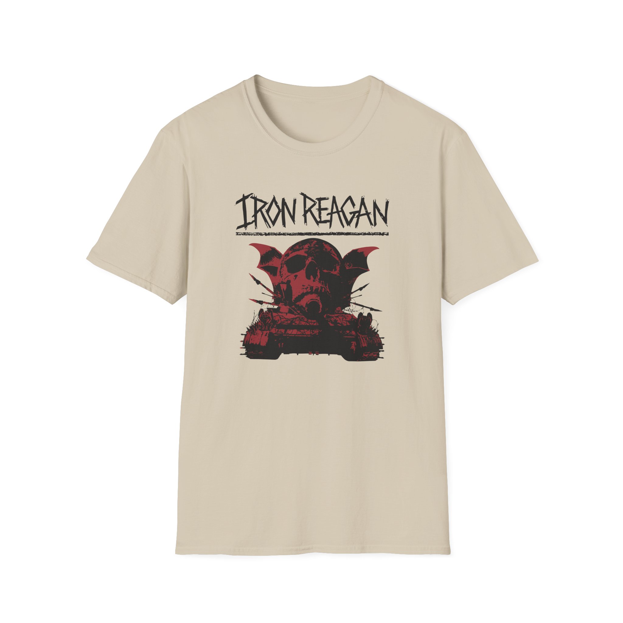 Iron Reagan Warning Unisex Softstyle T-Shirt