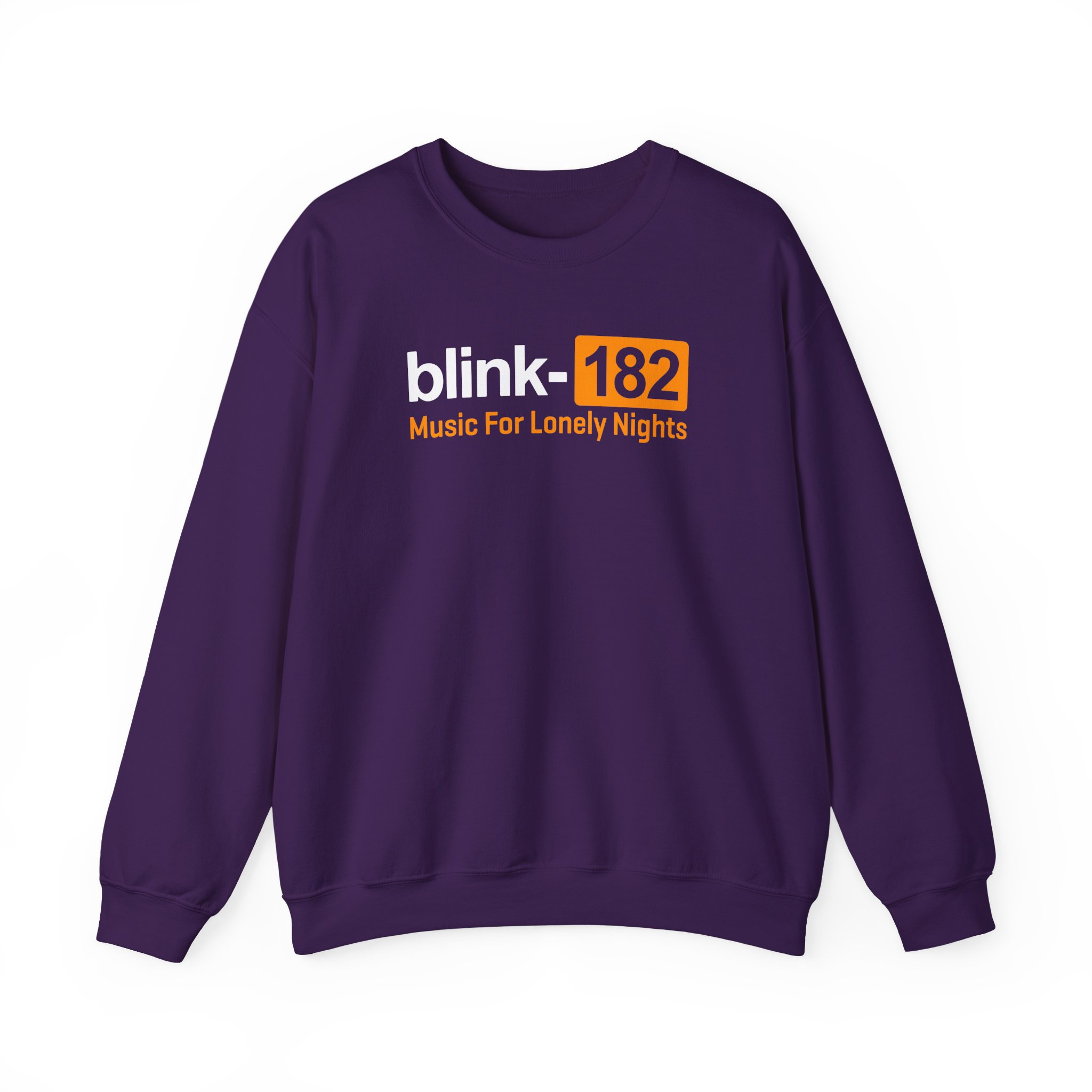 Blink 182 Music for Lonely Nights Unisex Heavy Blendâ„¢ Crewneck Sweatshirt