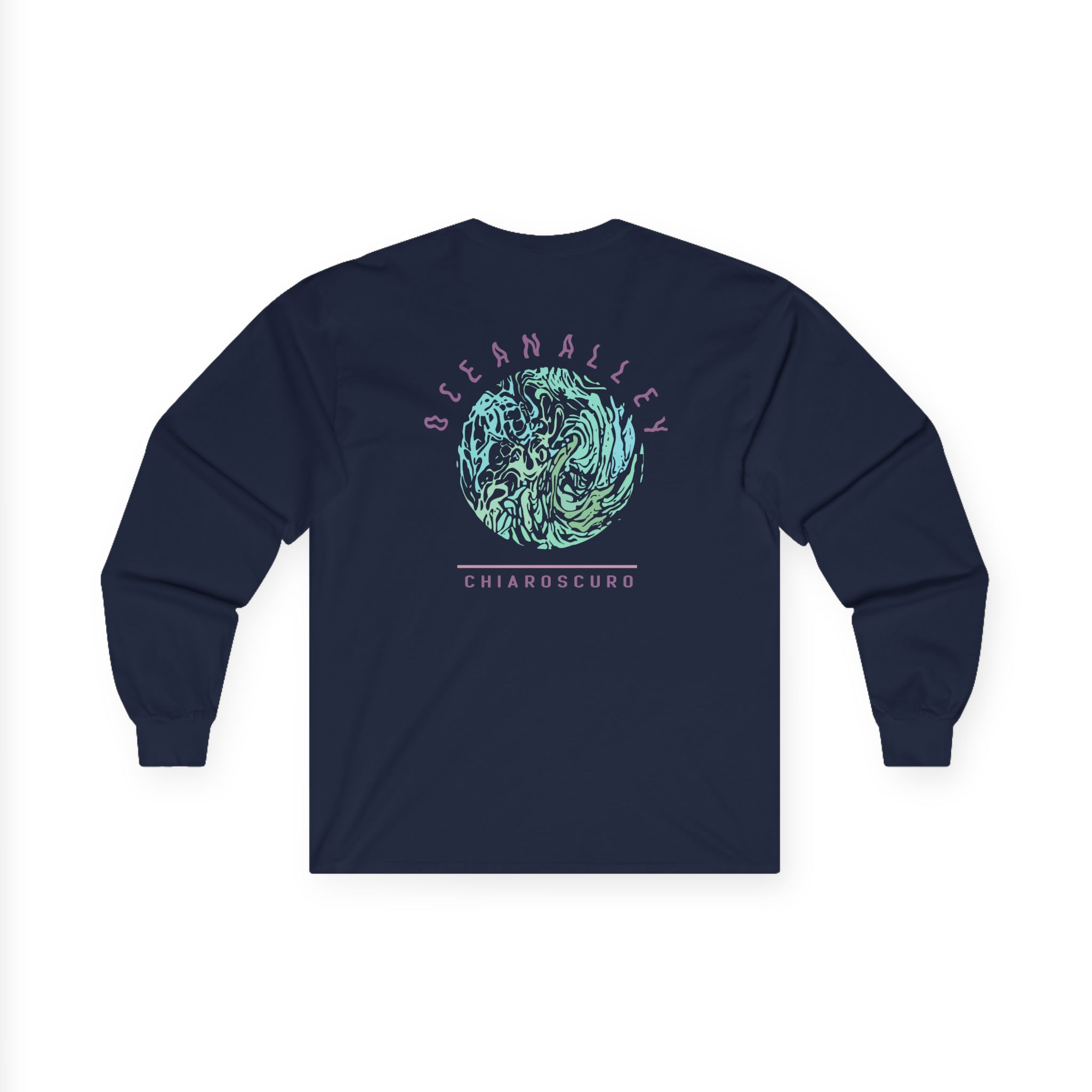 Ocean Alley Chiaroscuro Logo Unisex Ultra Cotton Long Sleeve Tee