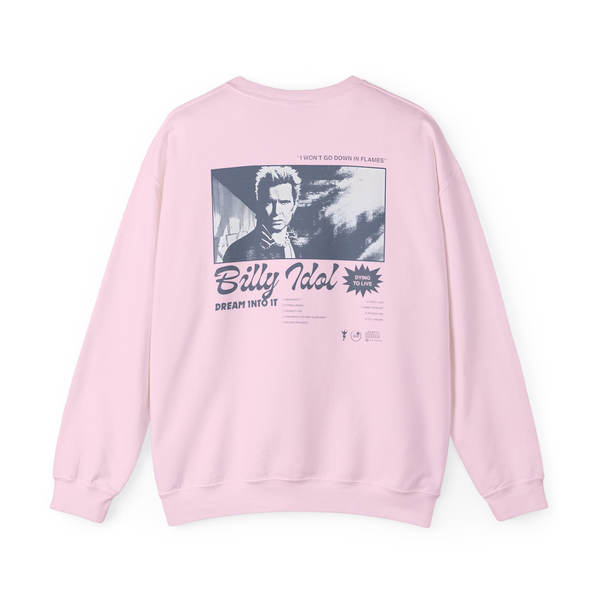 Billy Idol Billy Script Unisex Heavy Blendâ„¢ Crewneck Sweatshirt