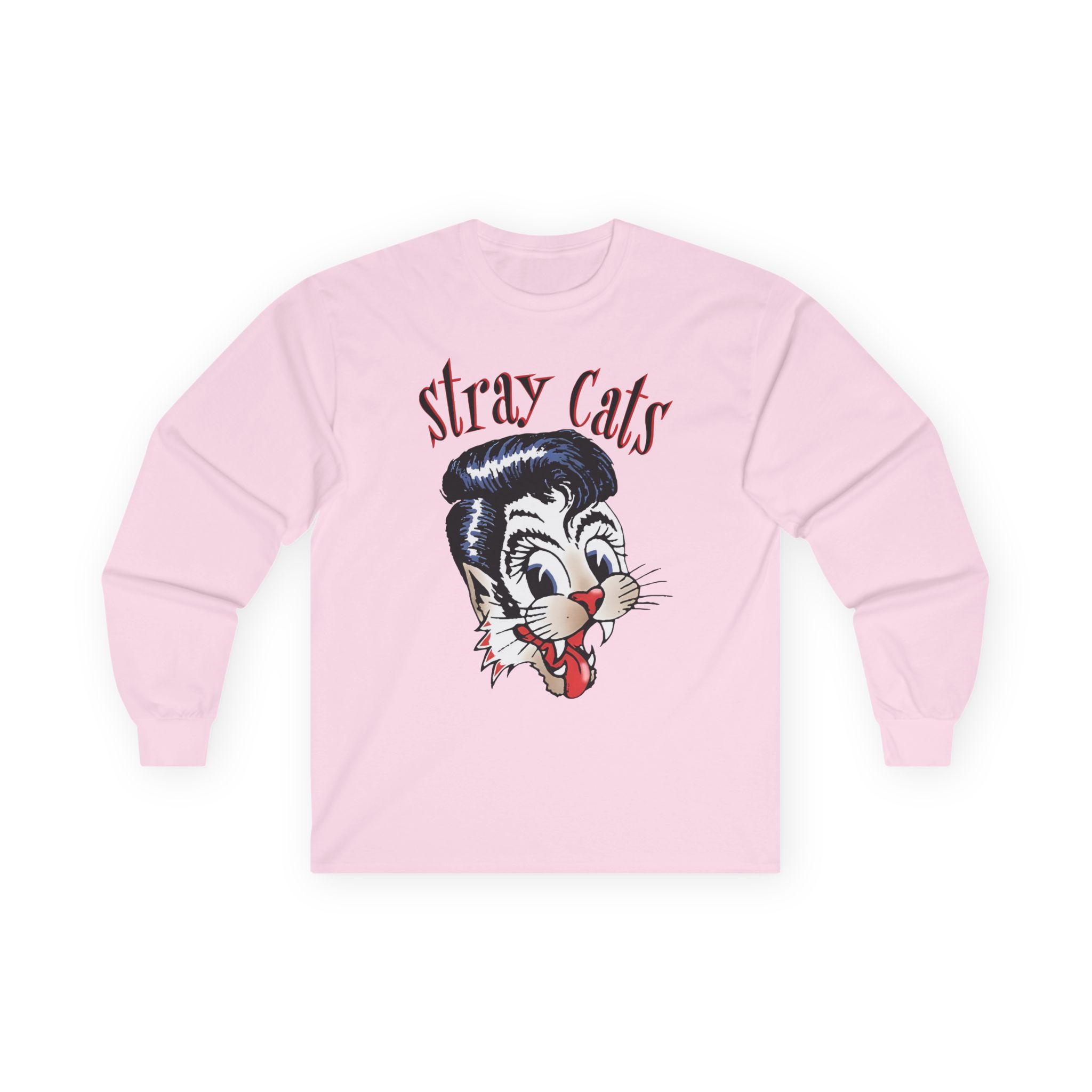 Stray Cats Airbrush Cat Unisex Ultra Cotton Long Sleeve Tee