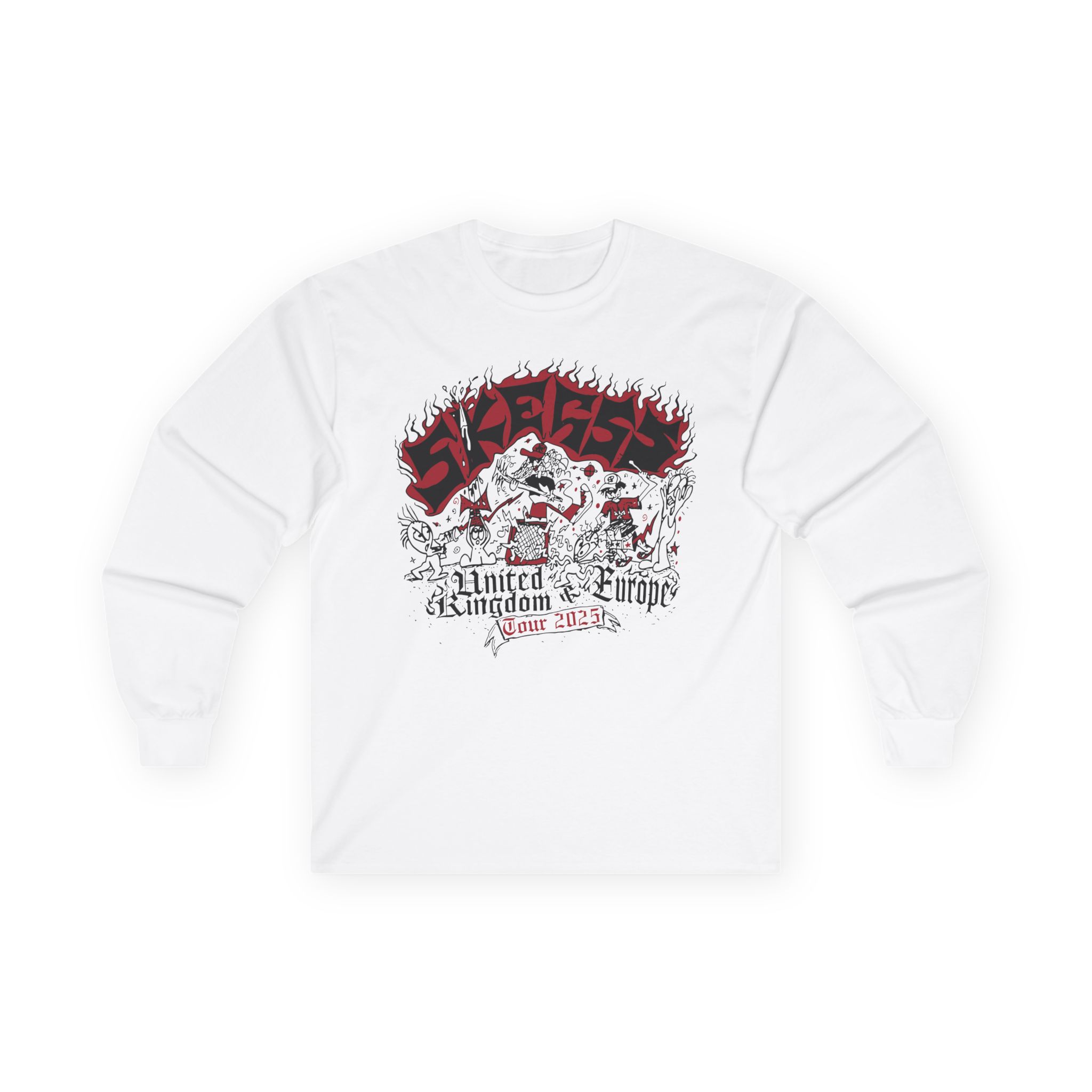 Skegss Uk Eu Tour 2025 Unisex Ultra Cotton Long Sleeve Tee