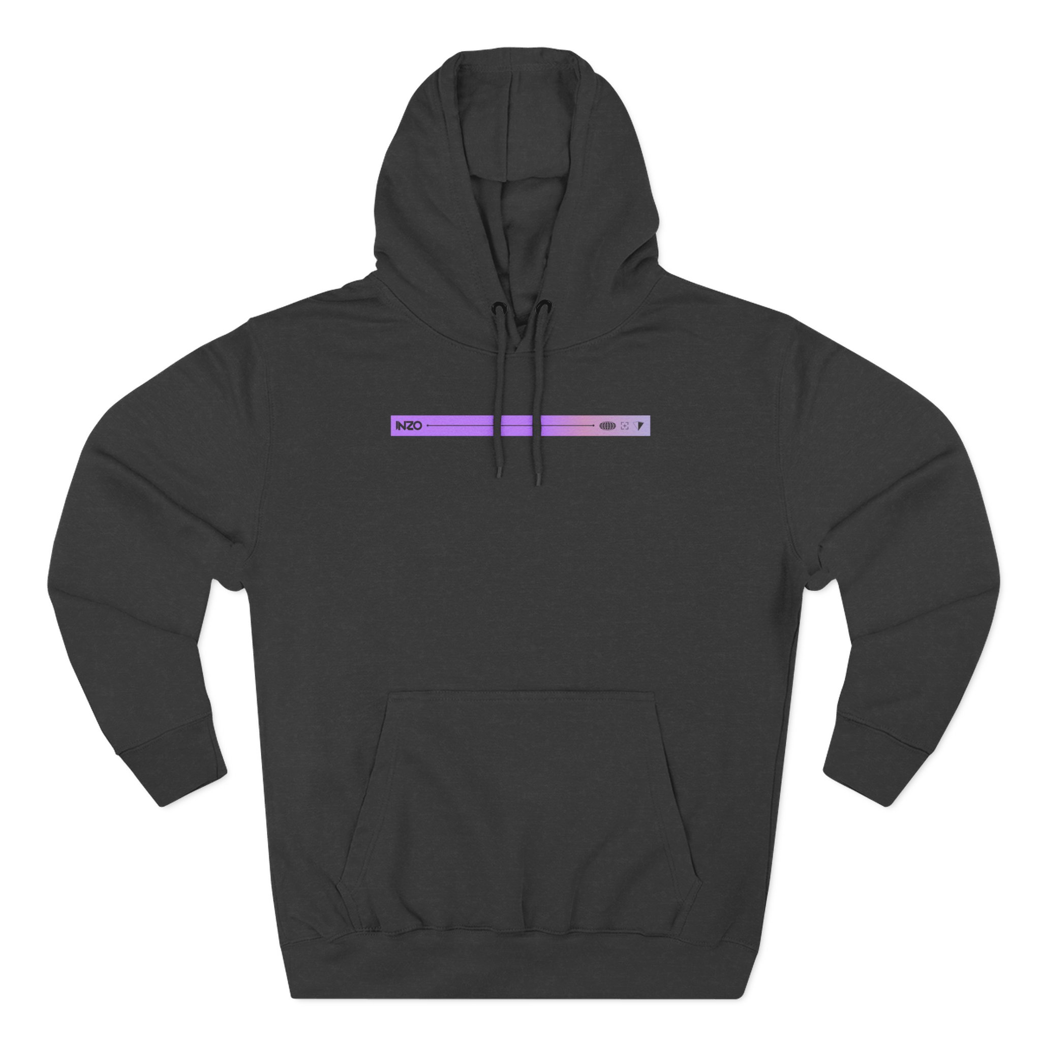 Inzo Three-Panel Fleece Hoodie