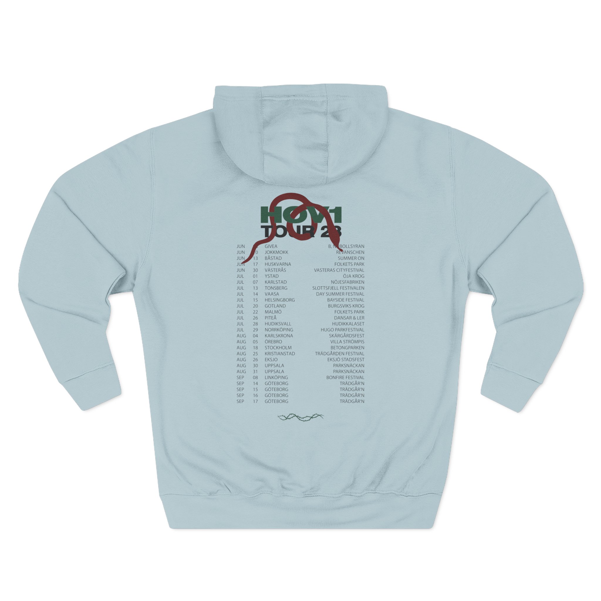 Hov1 Tour 2025 Three-Panel Fleece Hoodie