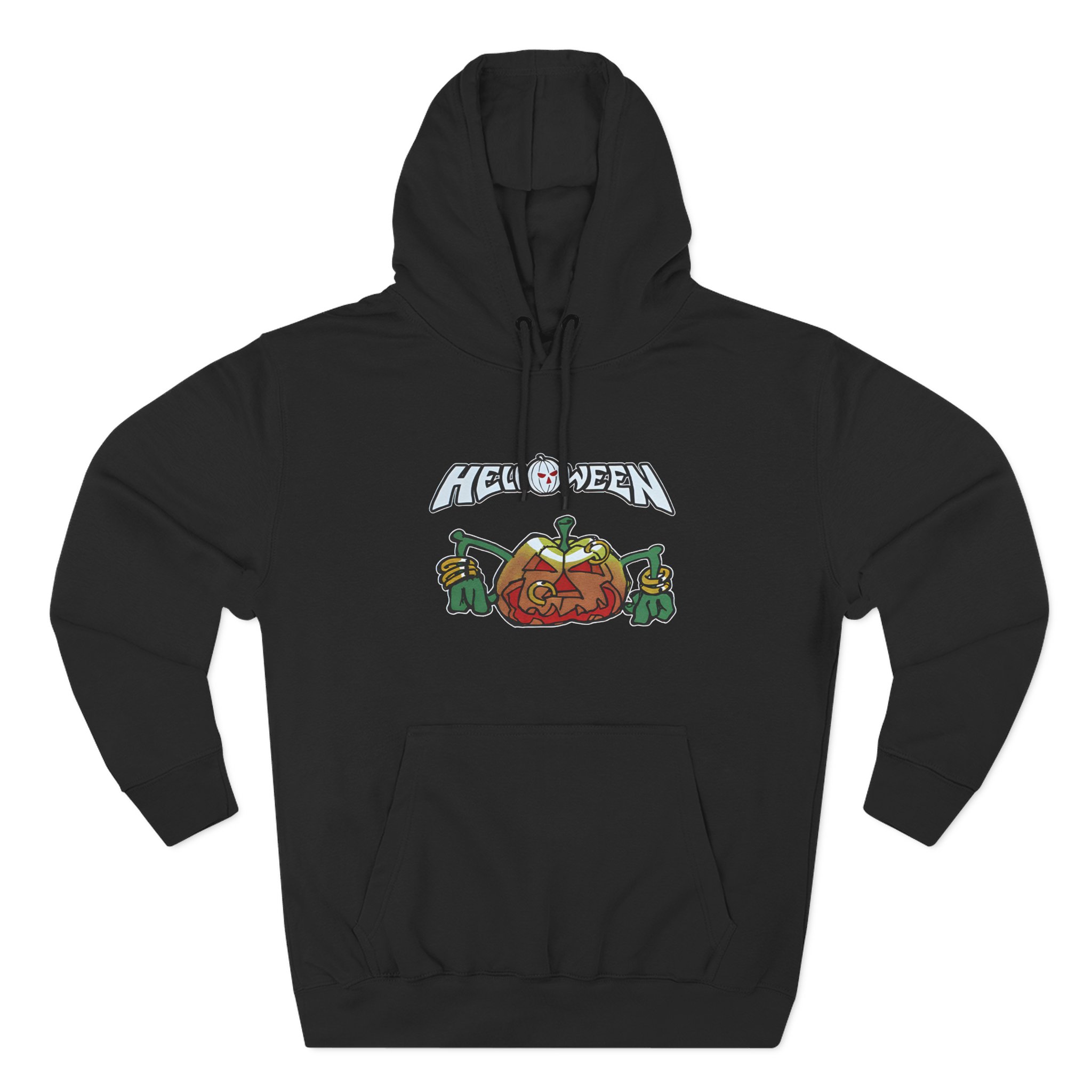 Helloween Rings Pumpkin Three-Panel Fleece Hoodie