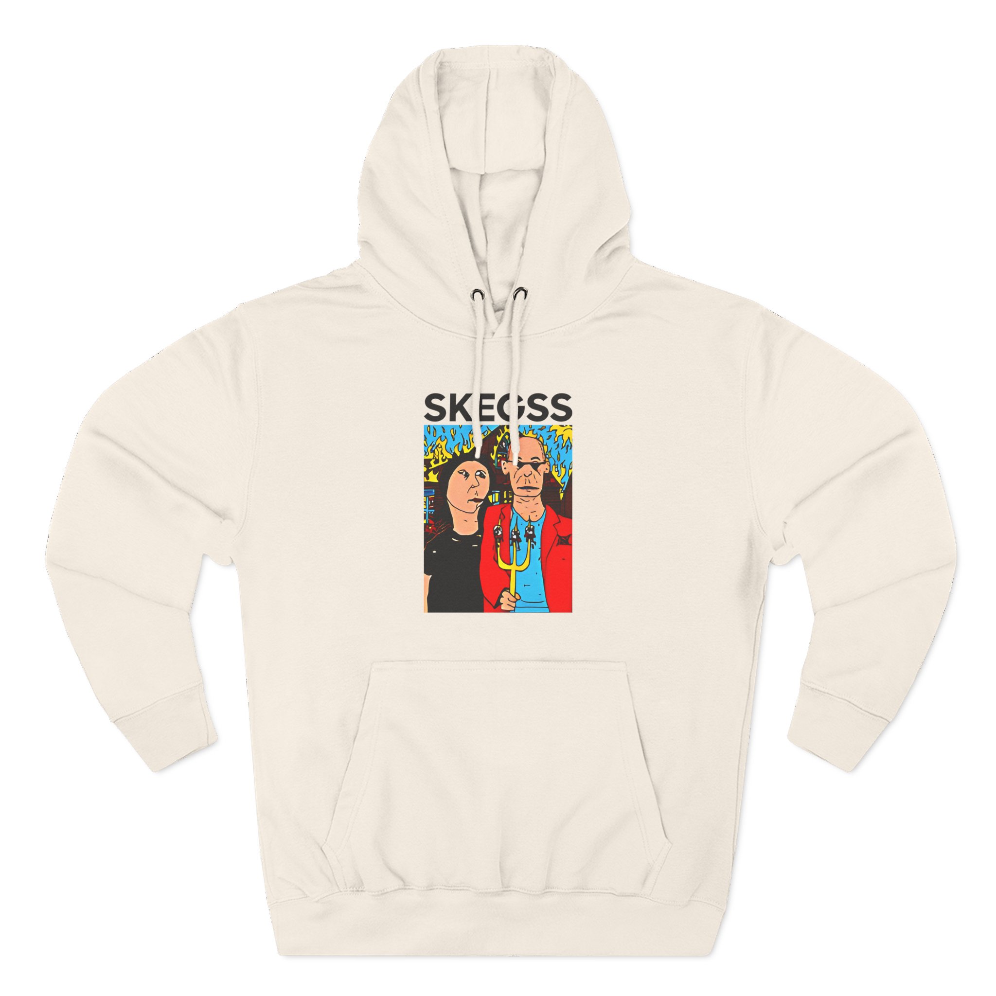Skegss Gothic America Three-Panel Fleece Hoodie