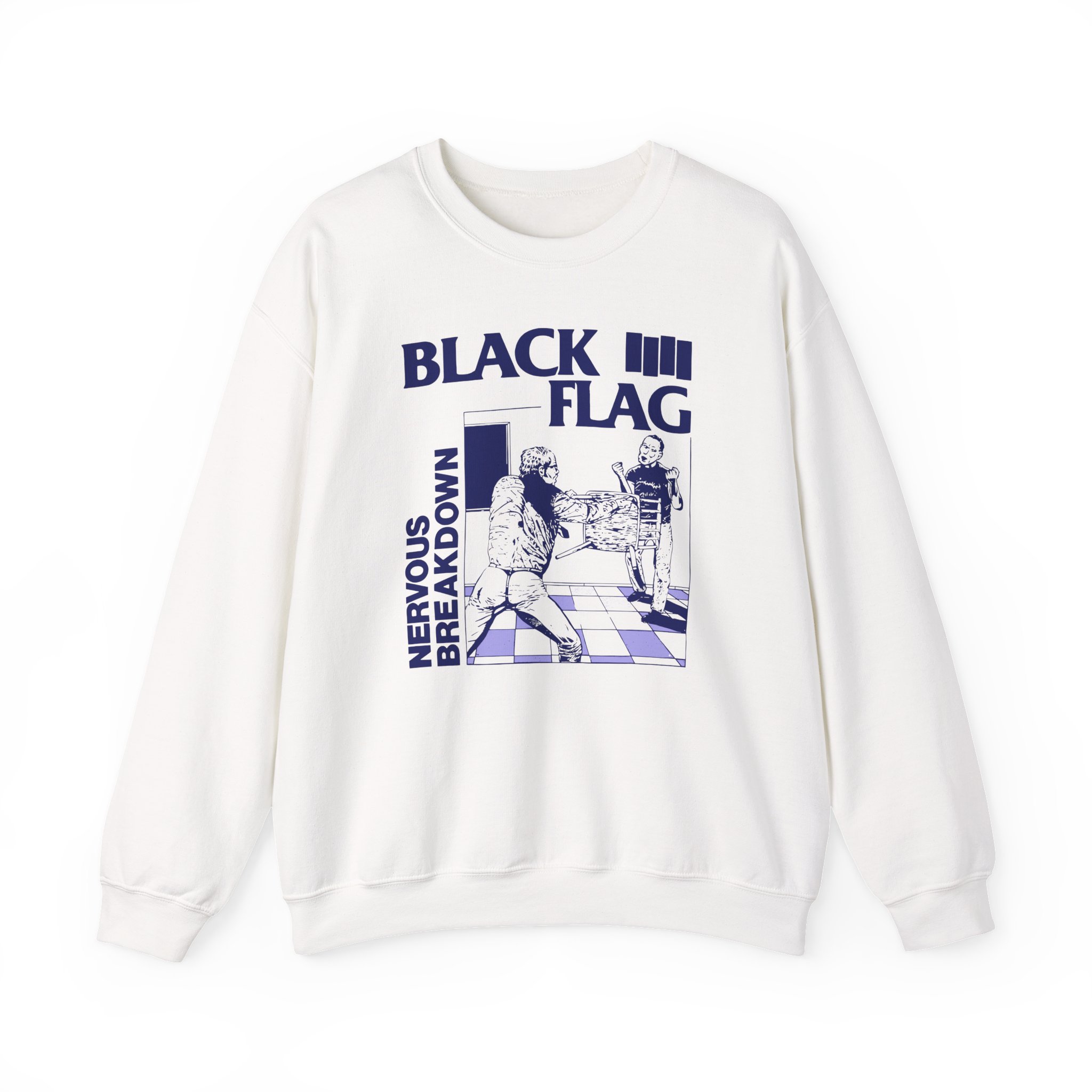 Black Flag Nervous Breakdown Unisex Heavy Blendâ„¢ Crewneck Sweatshirt