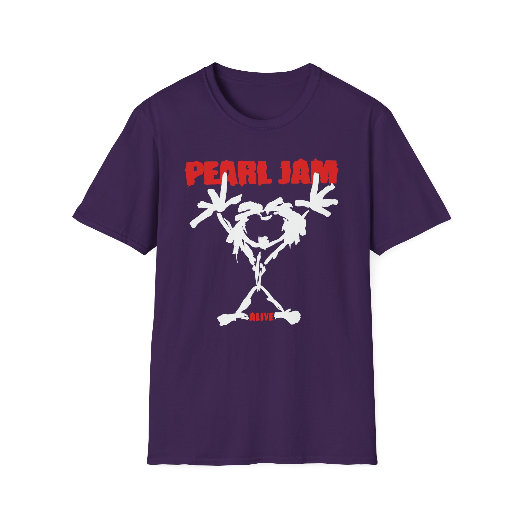 Pearl Jam Stickman Unisex Softstyle T-Shirt