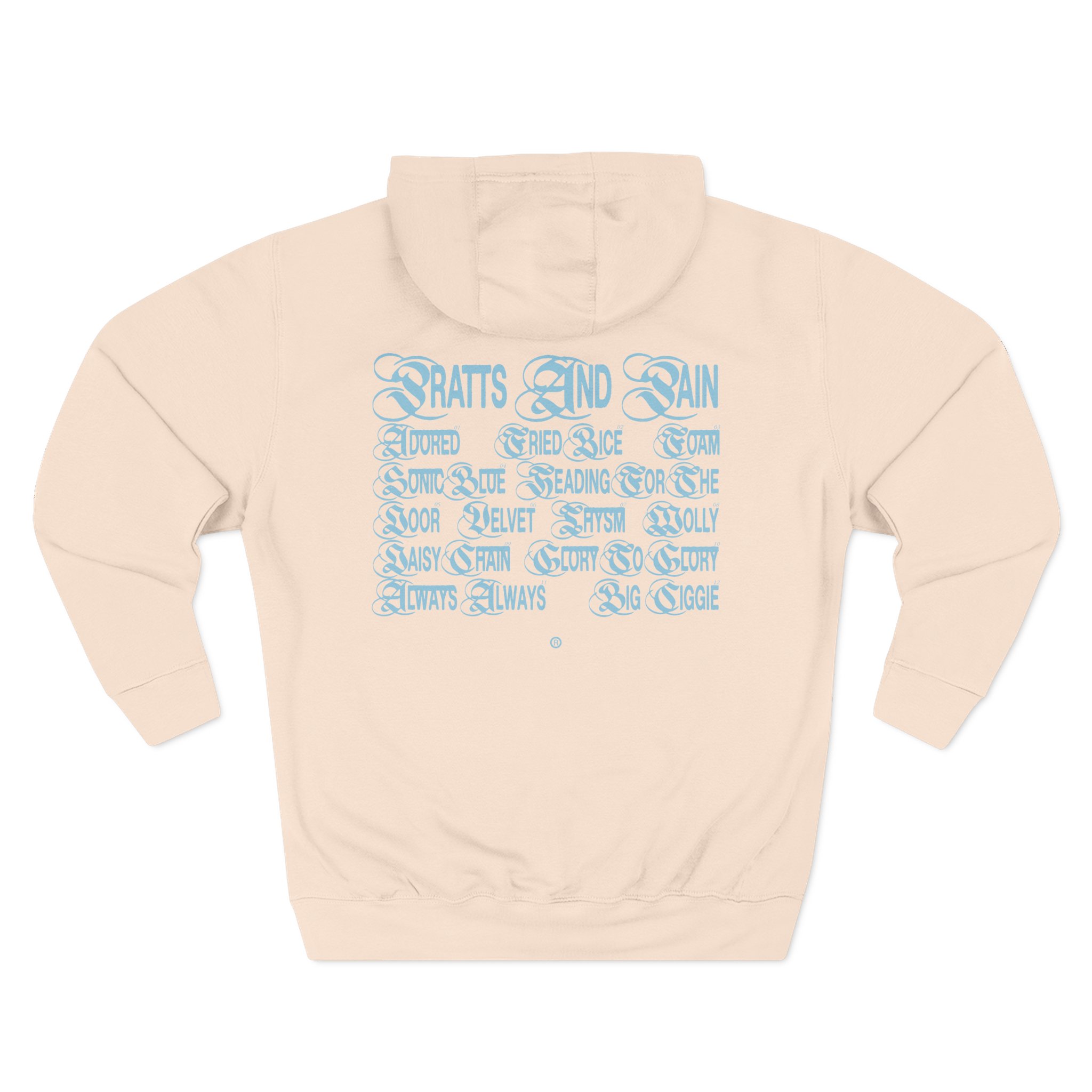 Royel Otis Pratts & Pain Three-Panel Fleece Hoodie