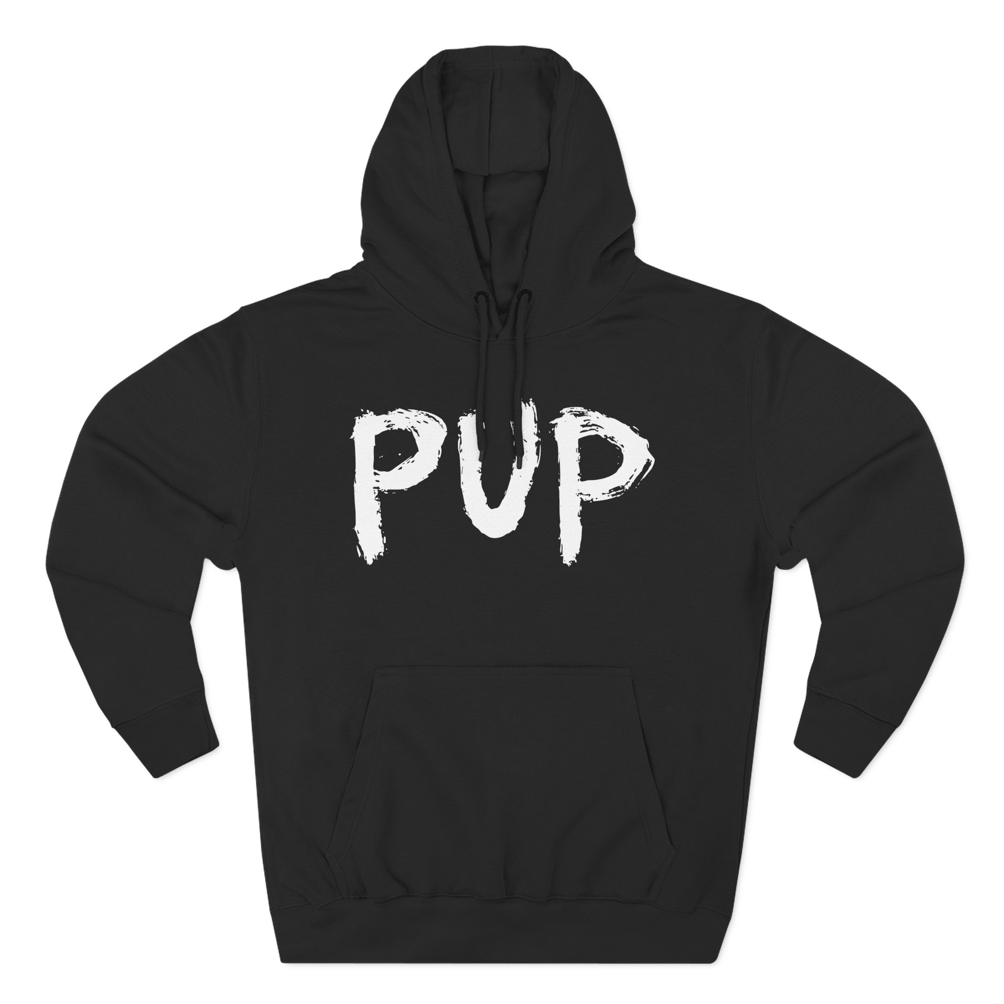 Pup Logo Three-Panel Fleece Hoodie