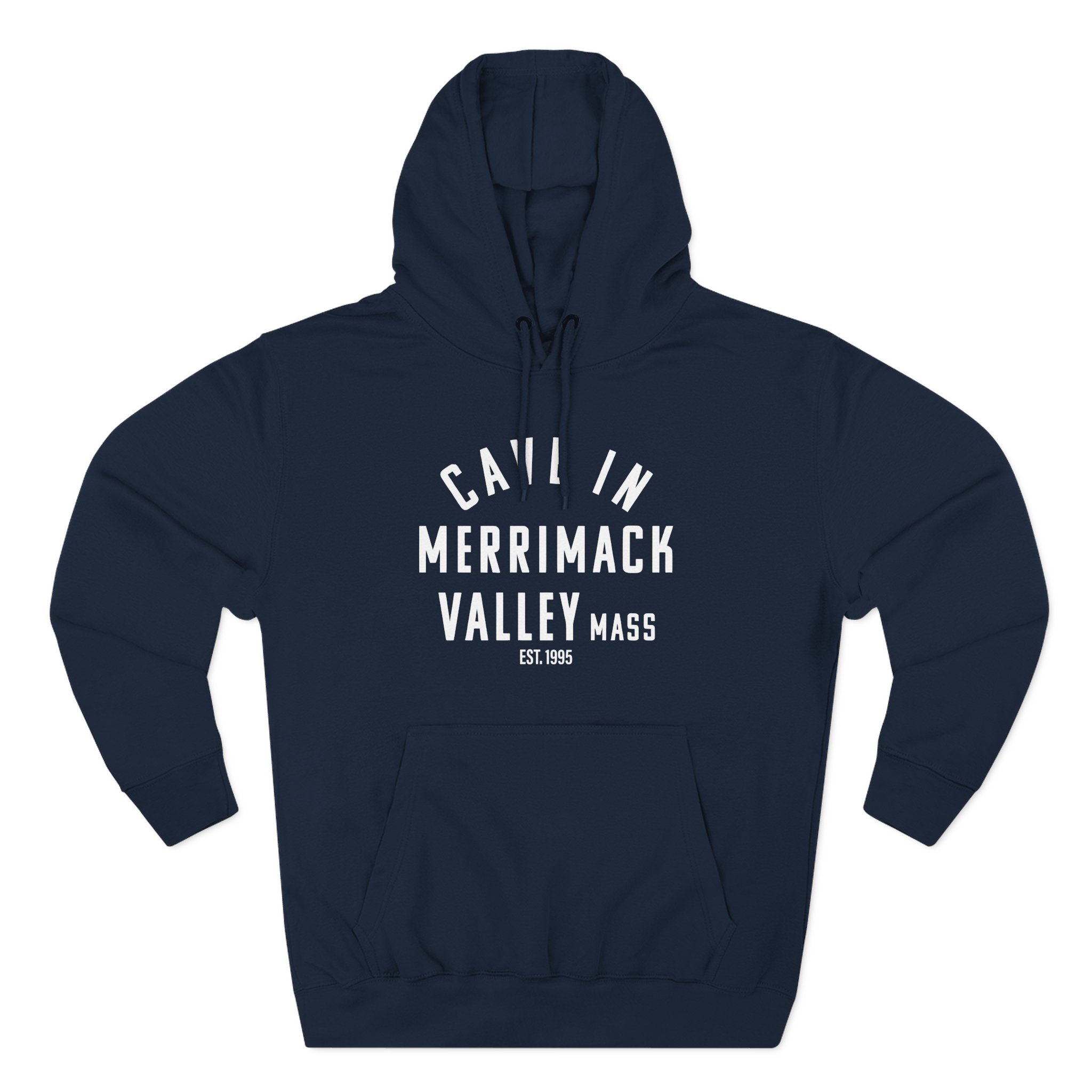 Cave in Merrimack Valley Three-Panel Fleece Hoodie