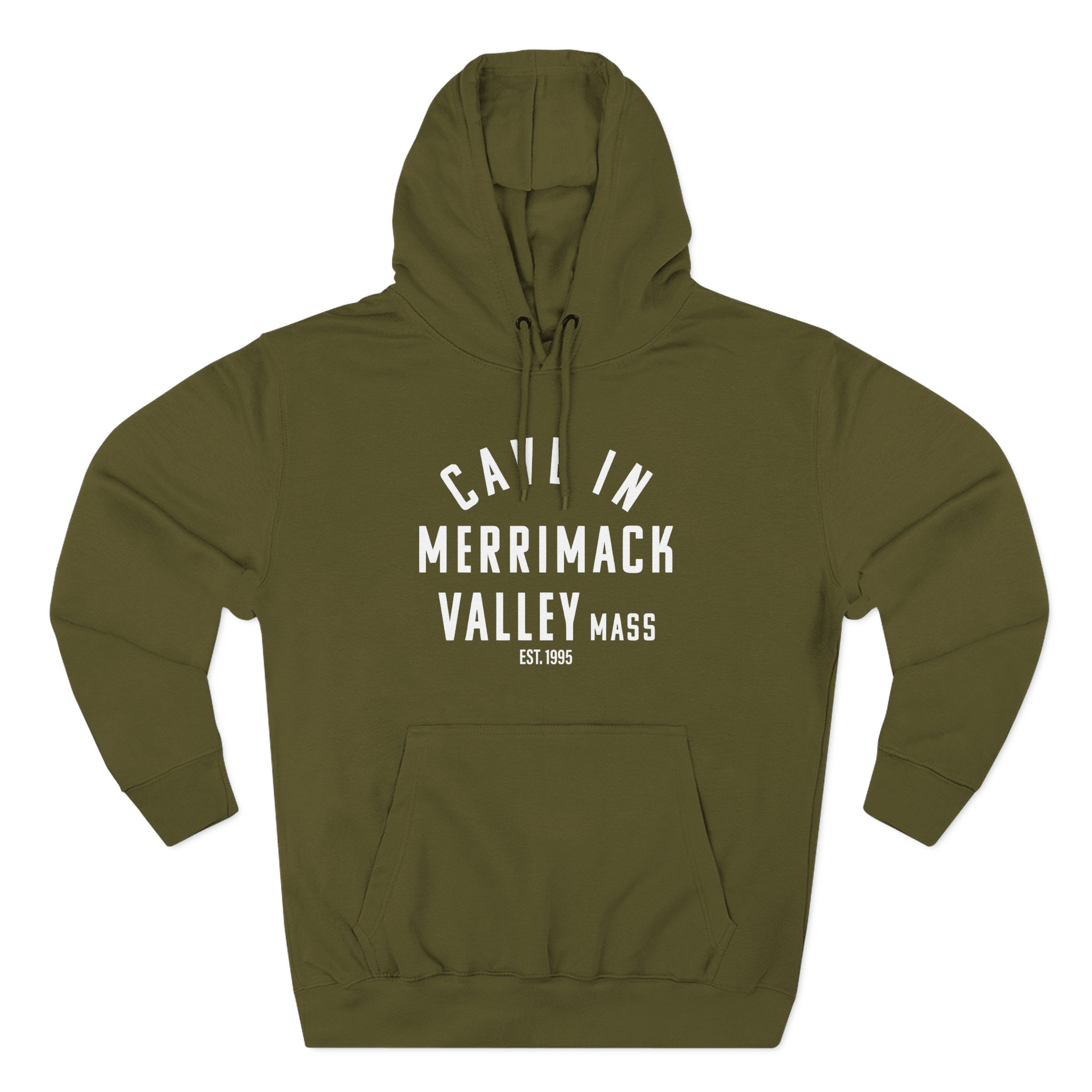 Cave in Merrimack Valley Three-Panel Fleece Hoodie