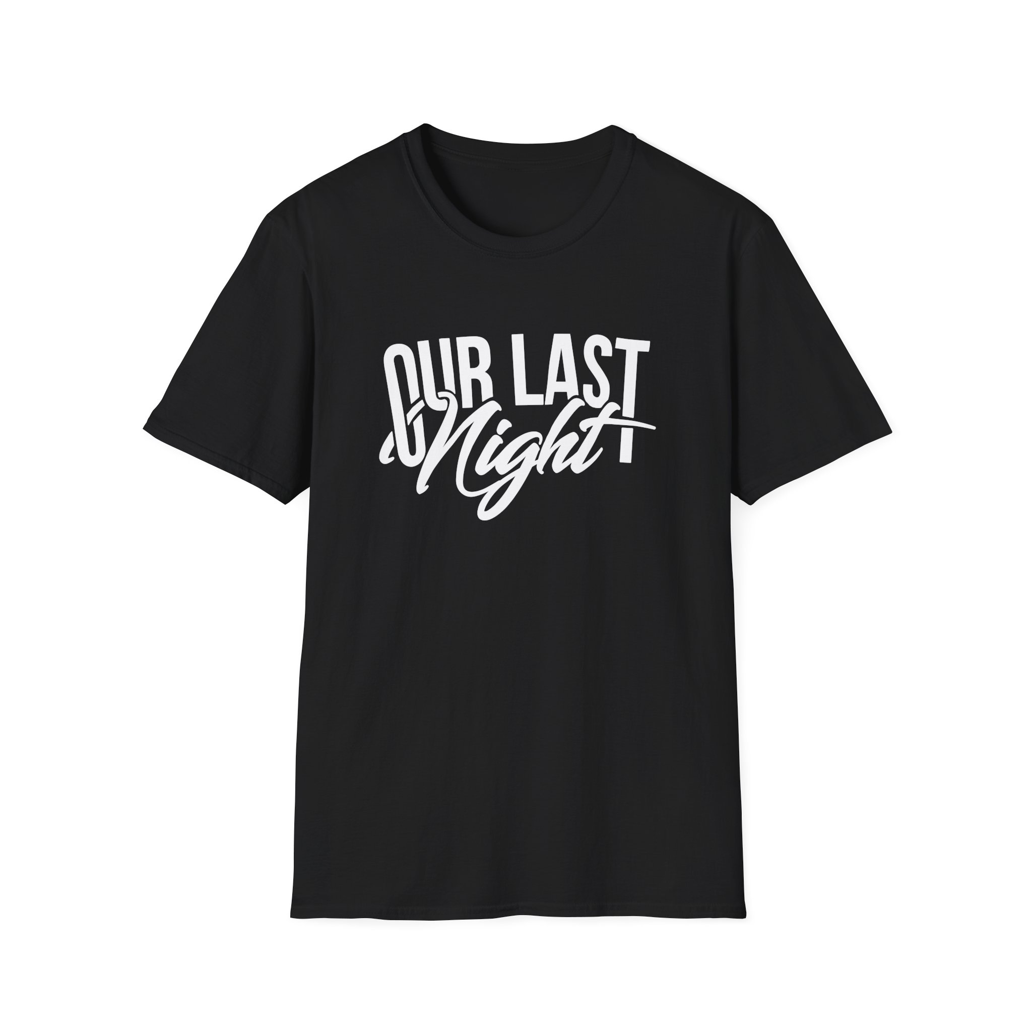 Our Last Night Script Unisex Softstyle T-Shirt