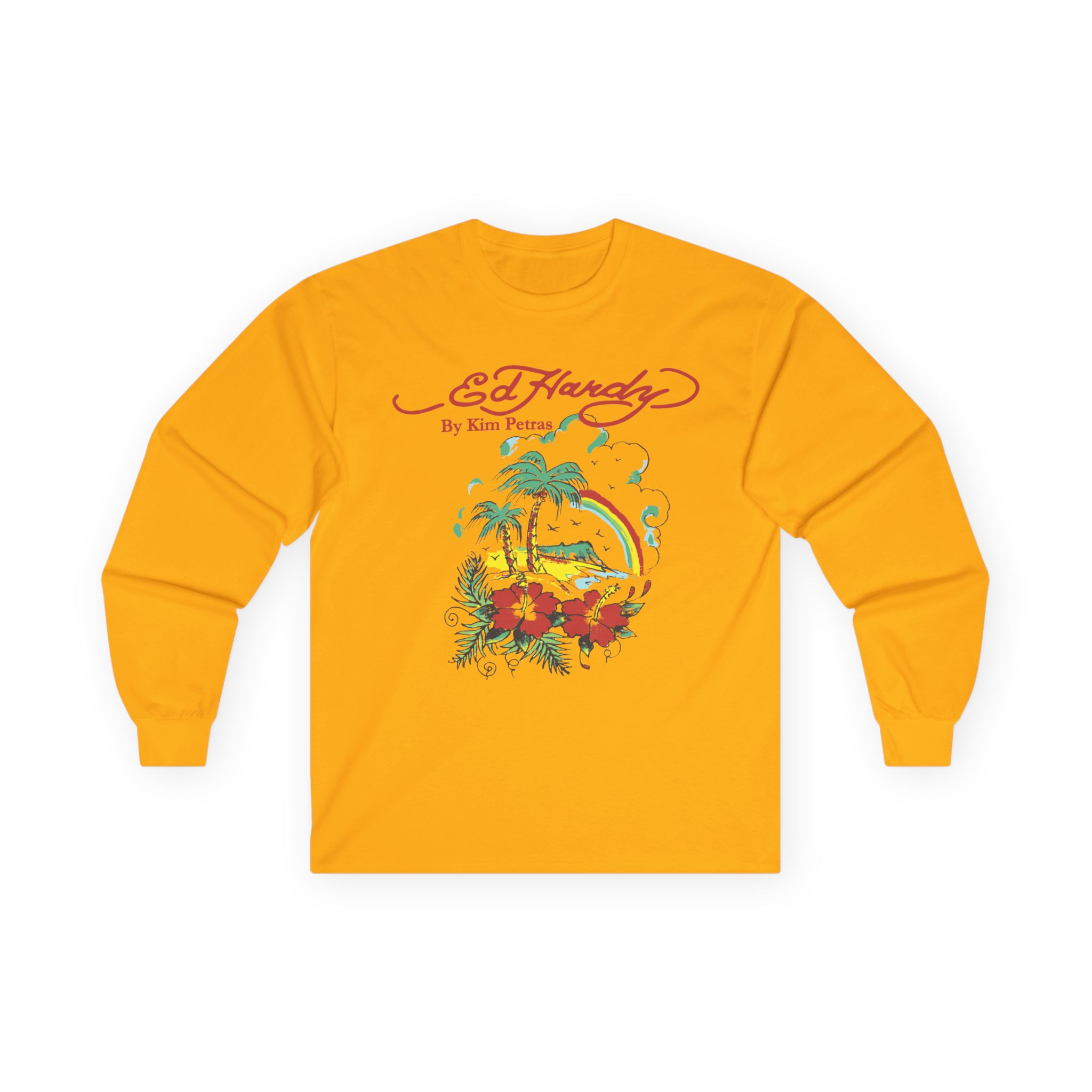 Kim Petras Tropical Scene Lettuce Unisex Ultra Cotton Long Sleeve Tee