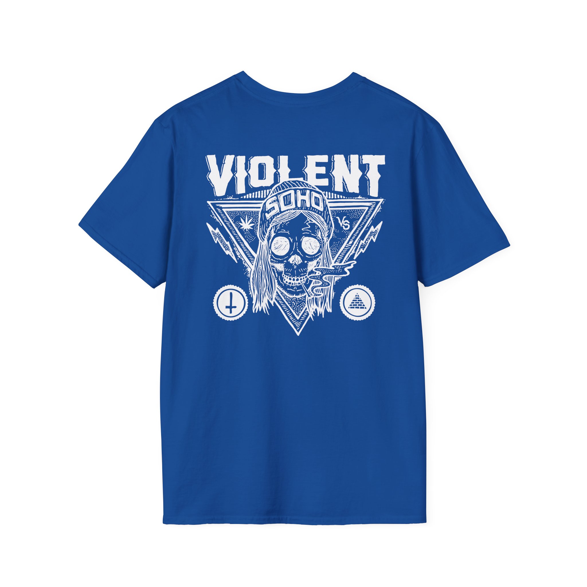 Violent Soho Blazin Skull Unisex Softstyle T-Shirt